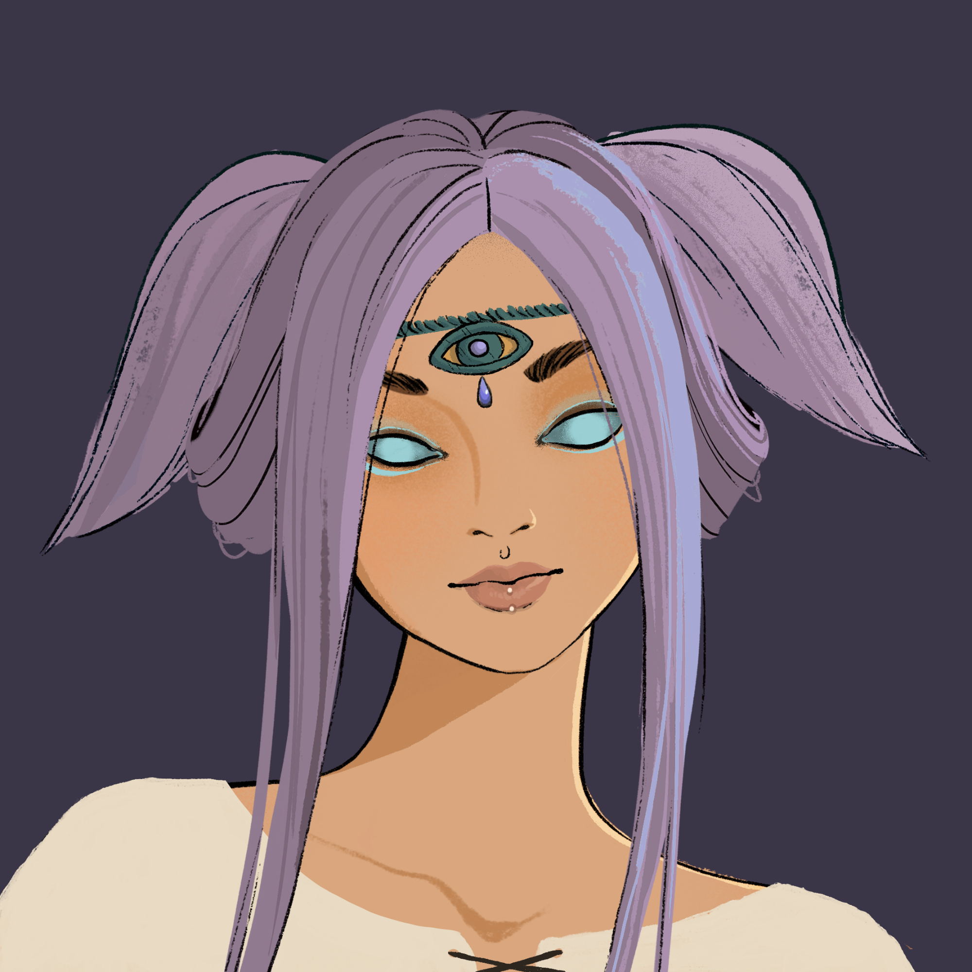 a portrait of Lady tide