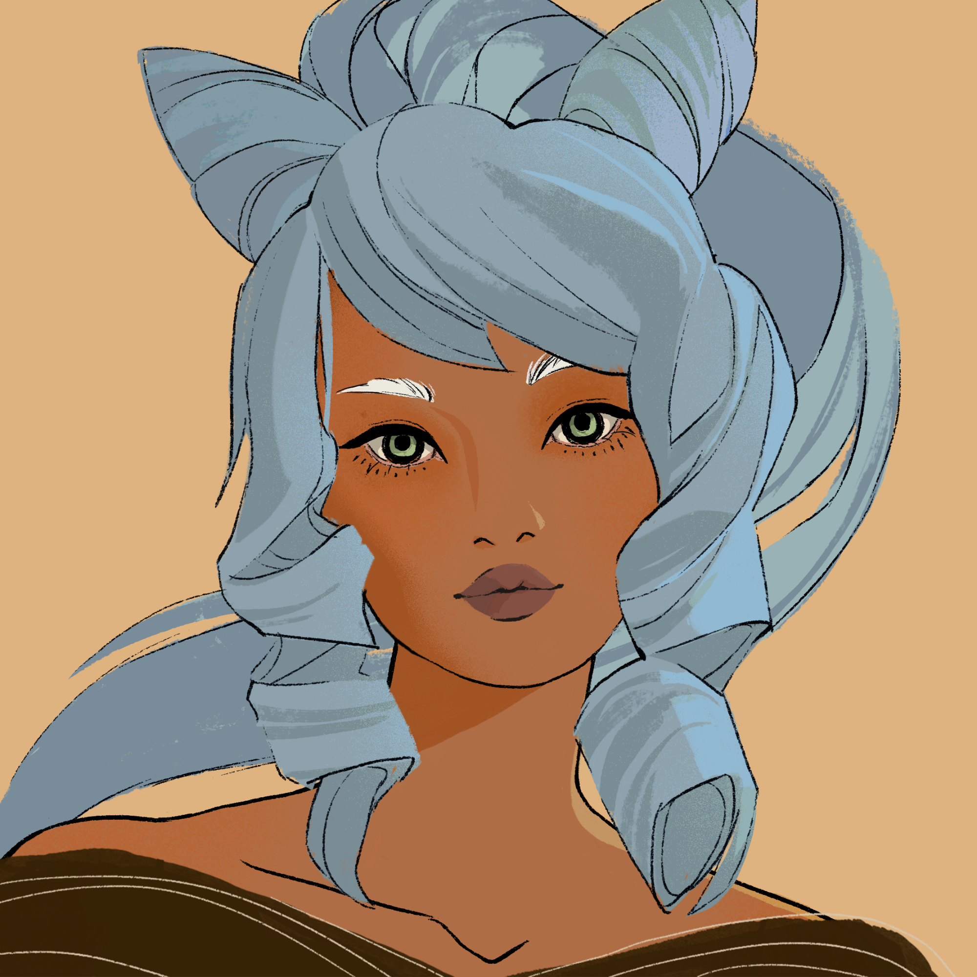 a portrait of Beetroot, the merigold marmalade