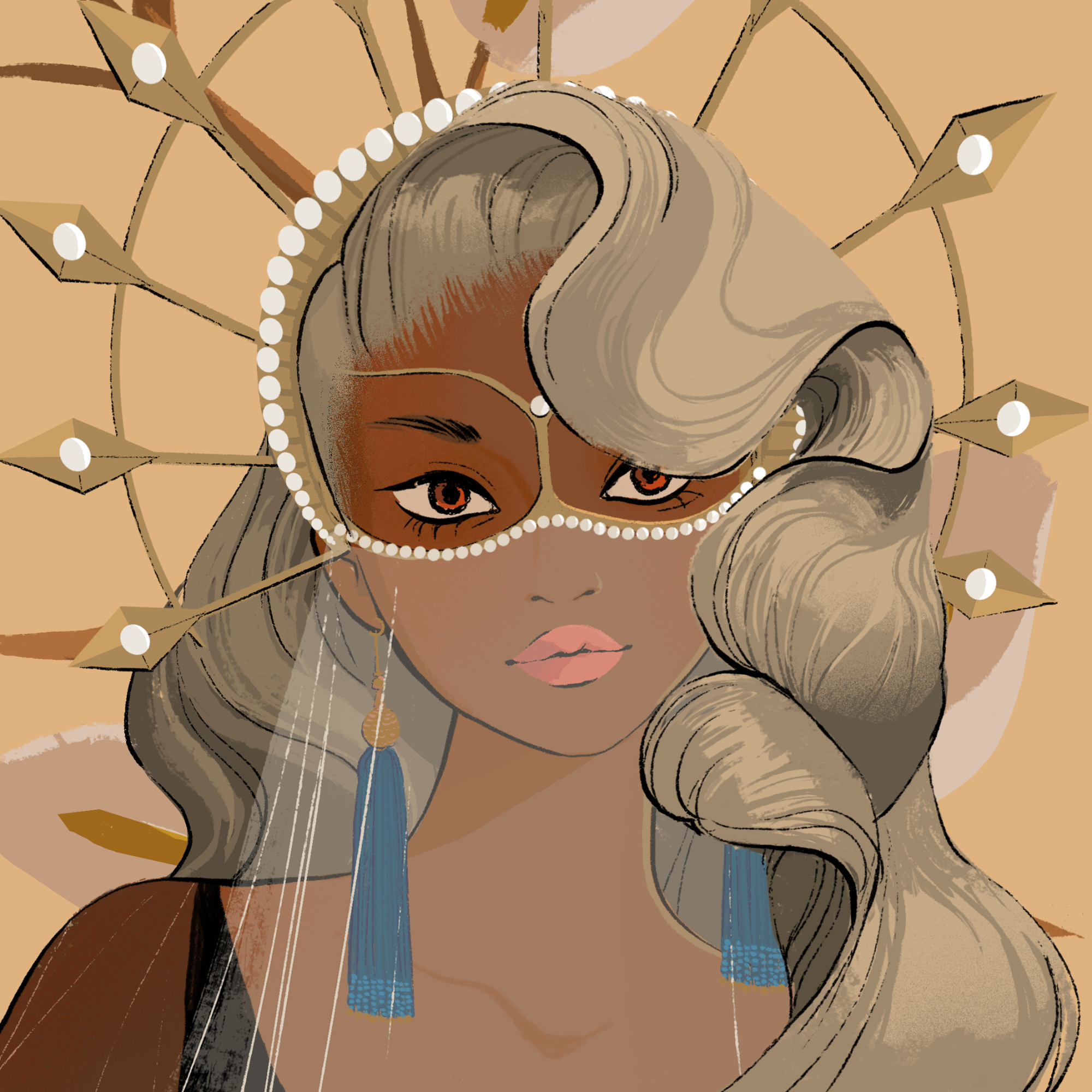 a portrait of Topaz, the irresistible macaron