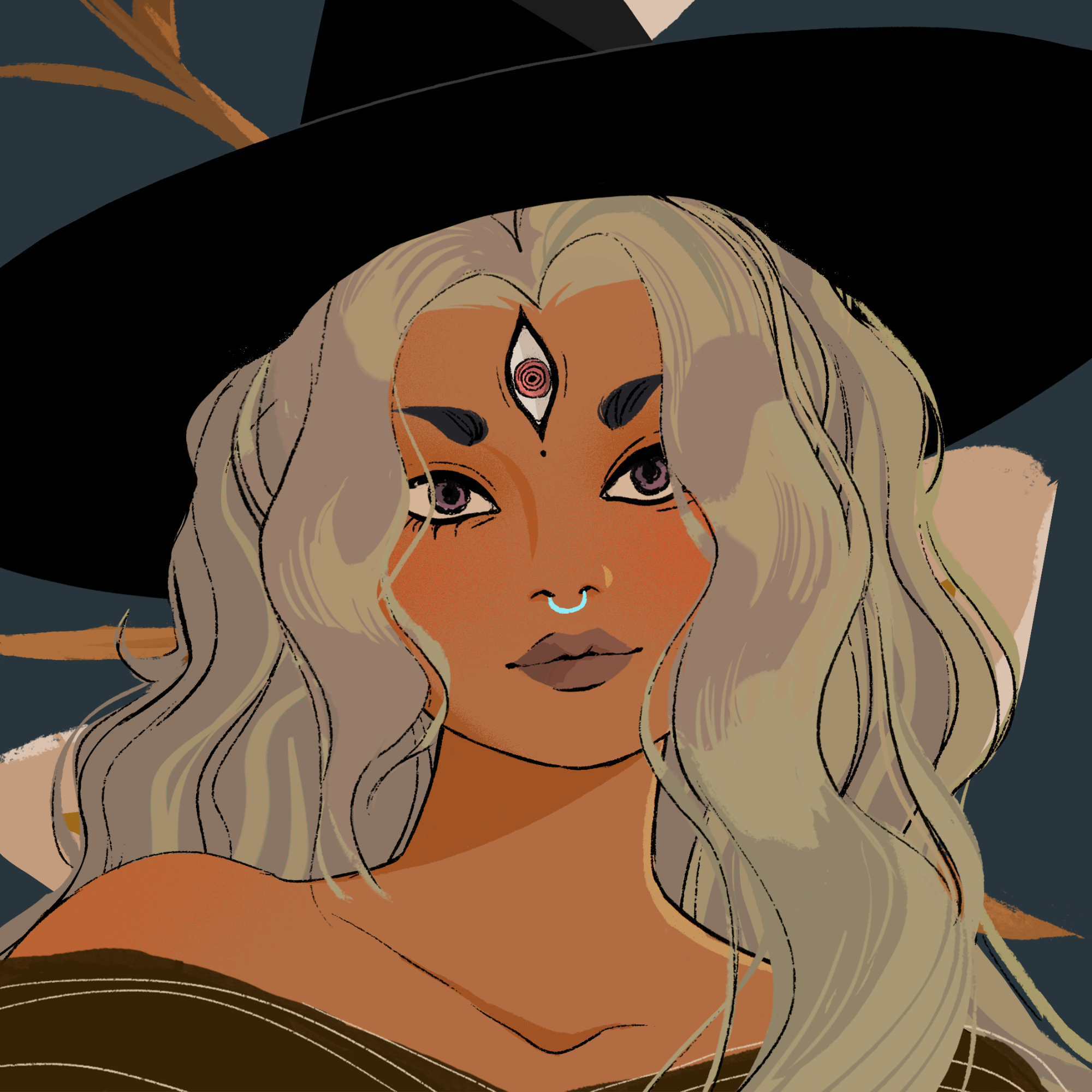 a portrait of Tambora the savage