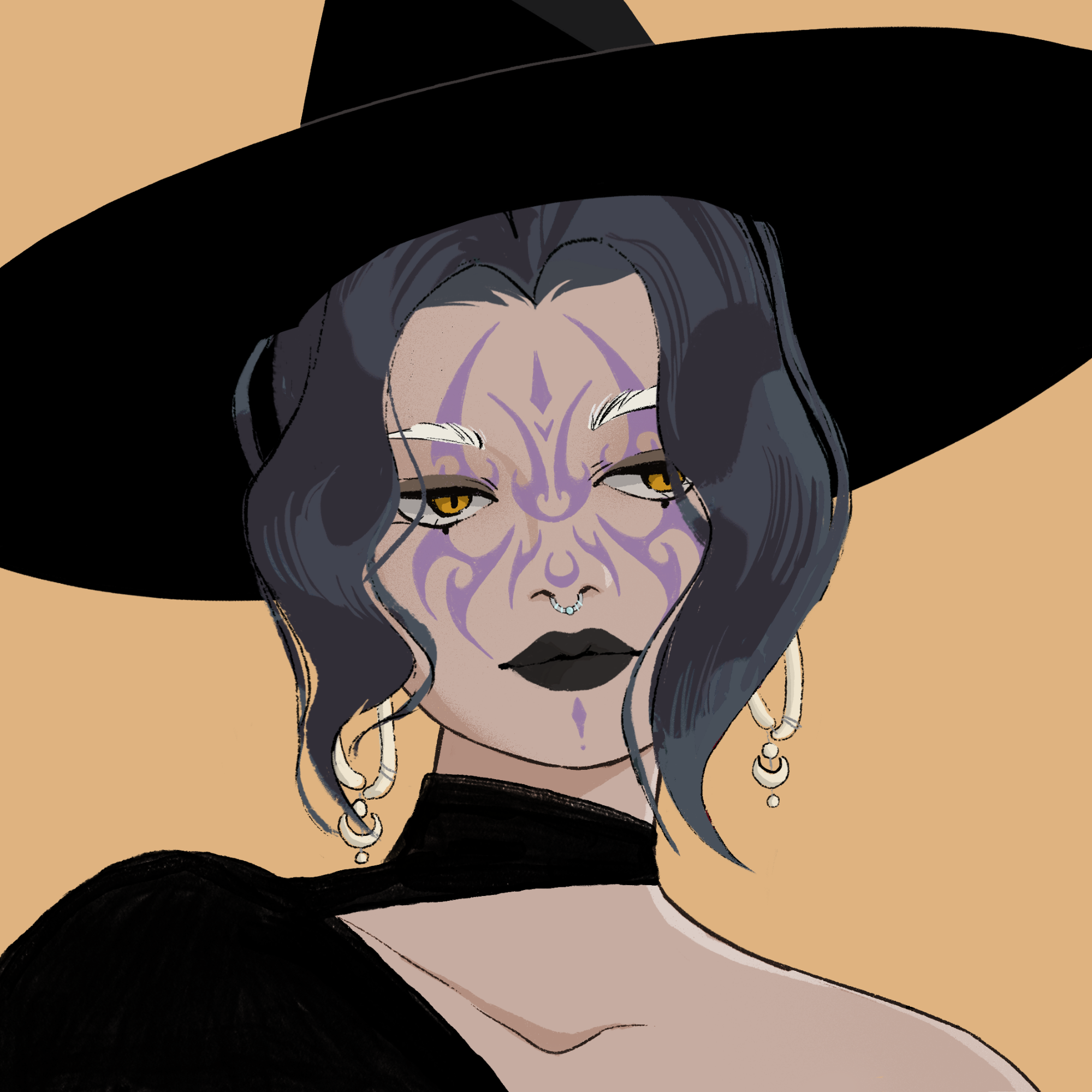 a portrait of Yali, the crackling matchbox