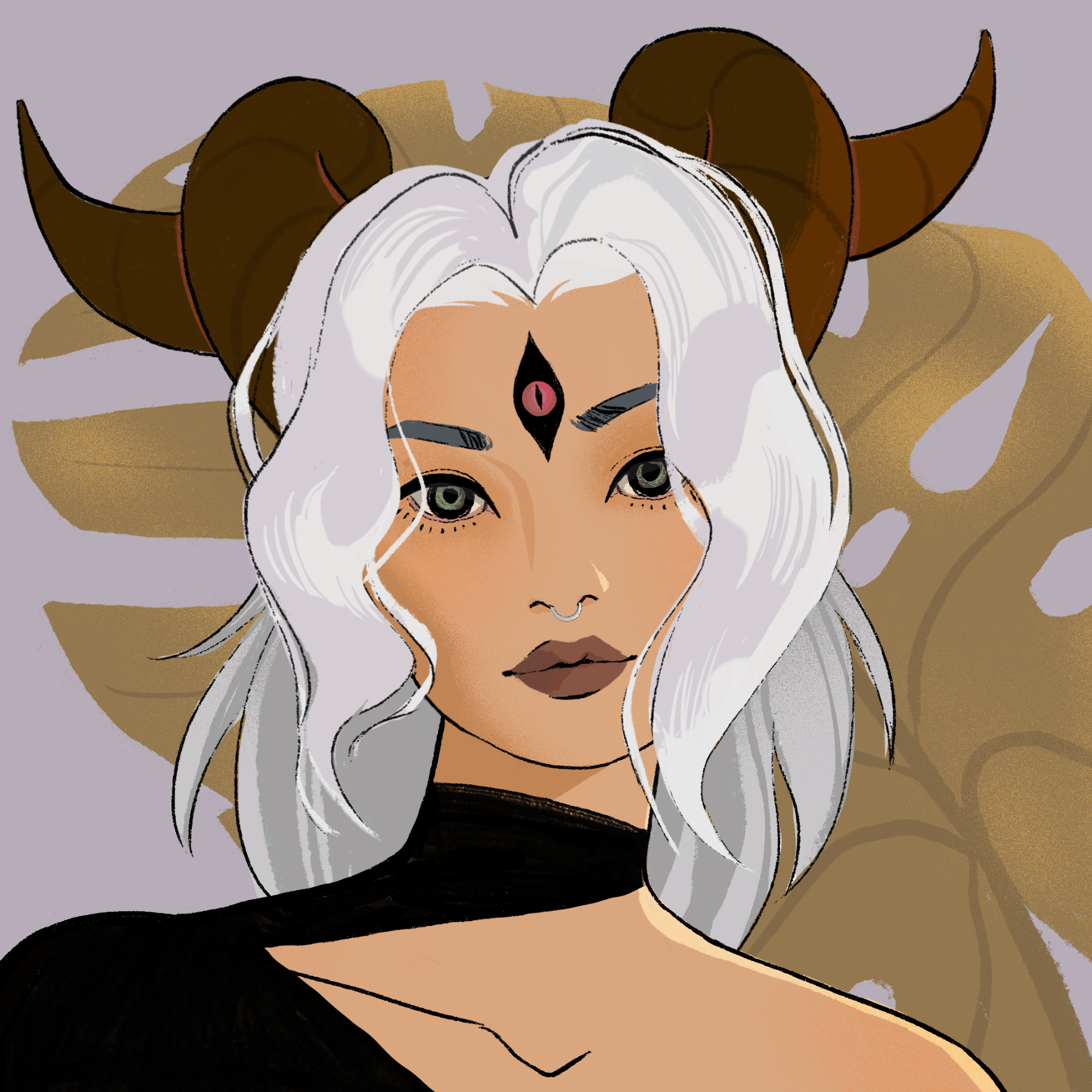 a portrait of Hailstorm, the beastly feud