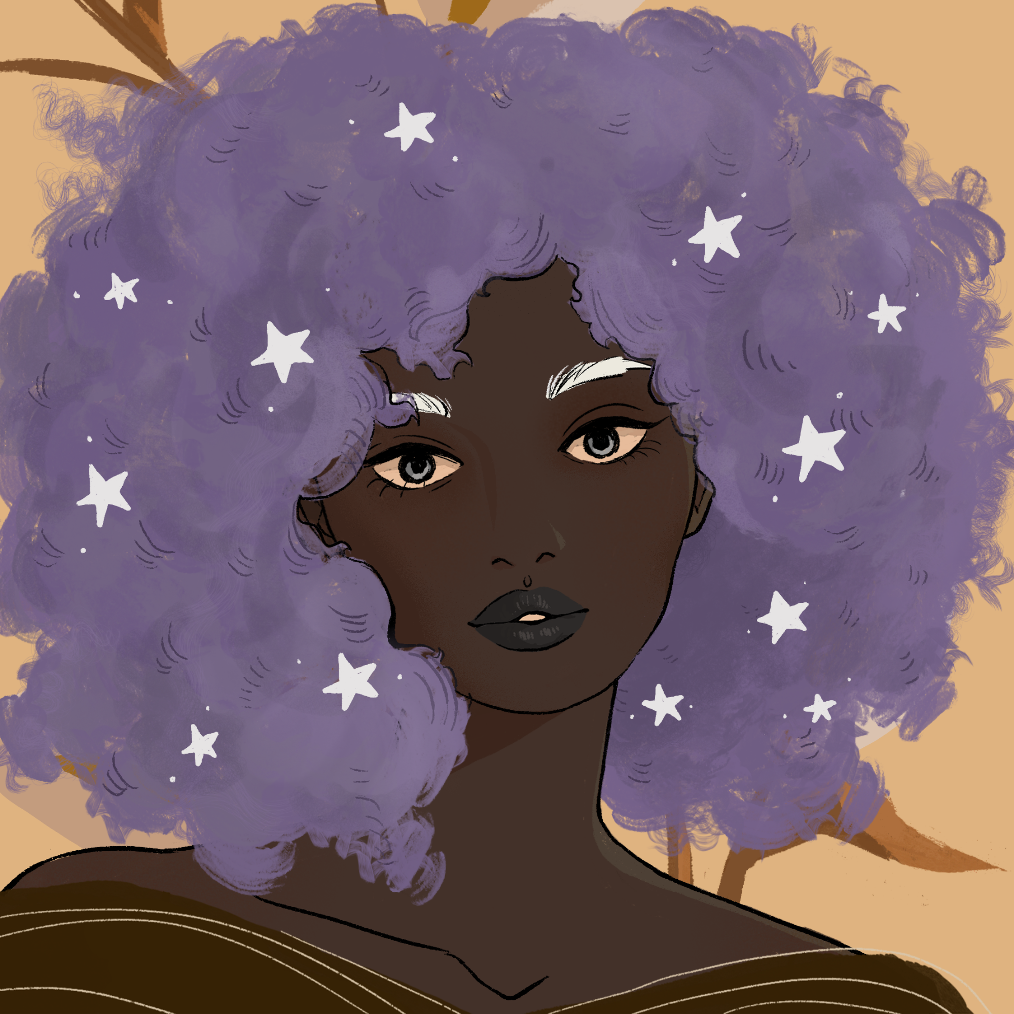 a portrait of Sweetcorn the extremely flammable