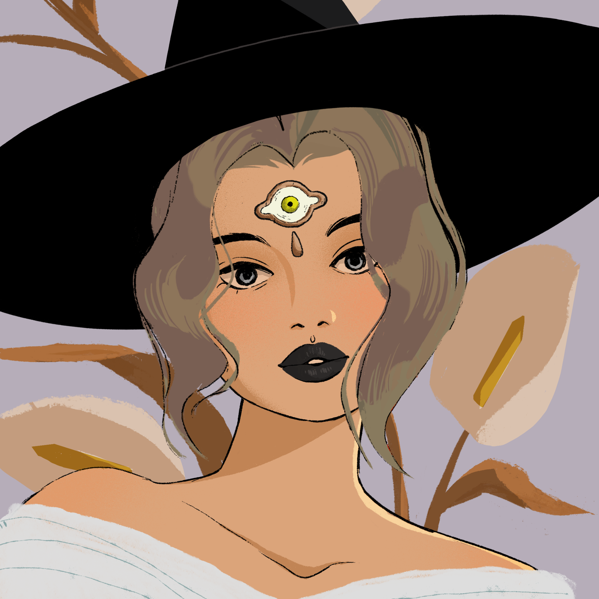 a portrait of Zahara, the still trance