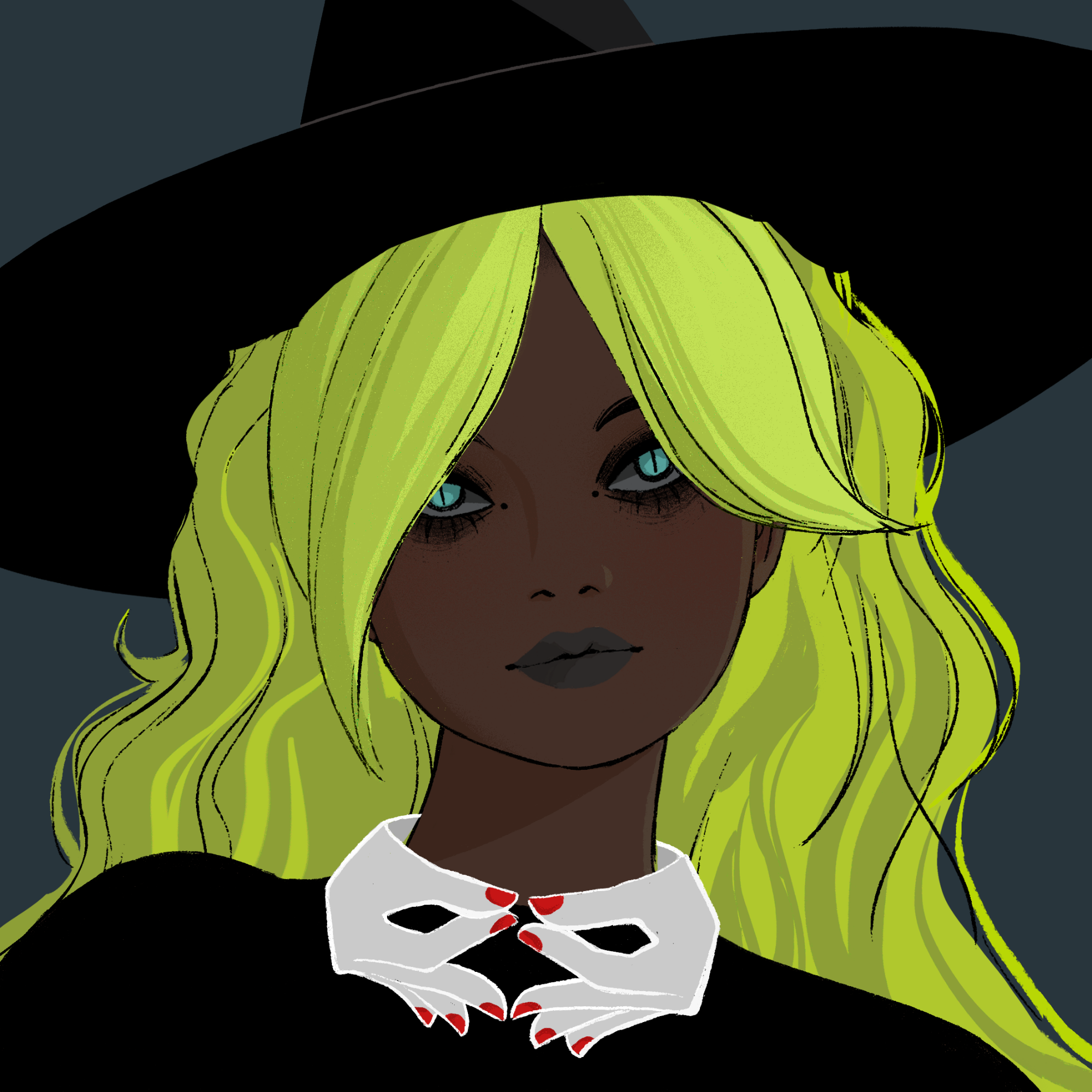 a portrait of Andromeda of the hallowed halls