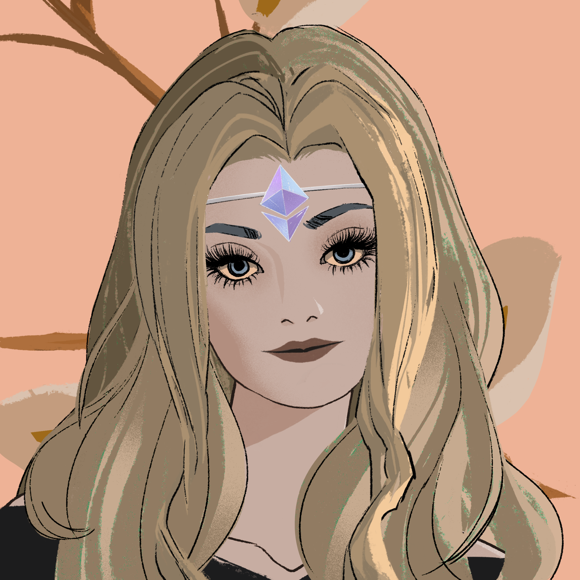 a portrait of Crepe, the stylish macaron