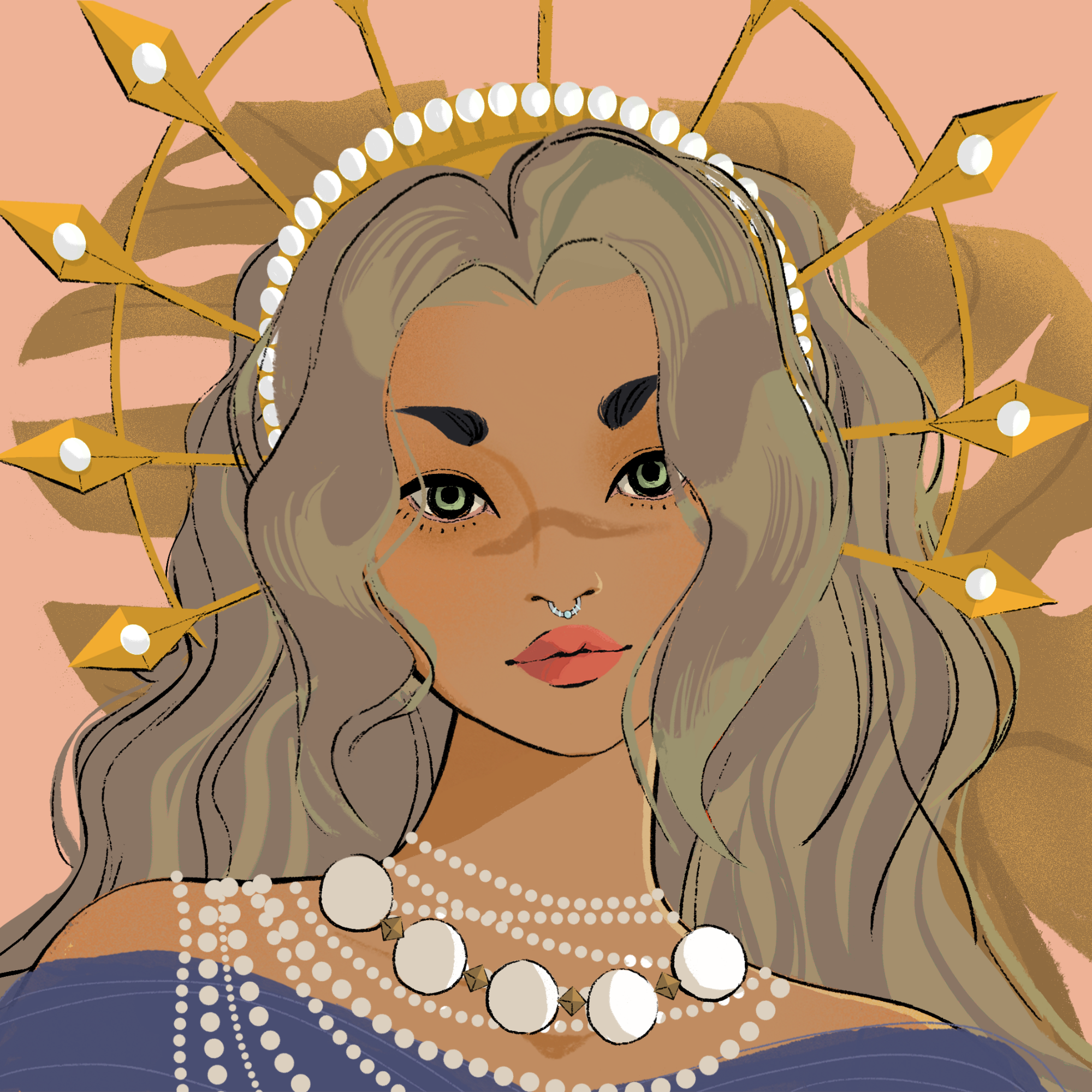 a portrait of Organza, the fashionable marimba