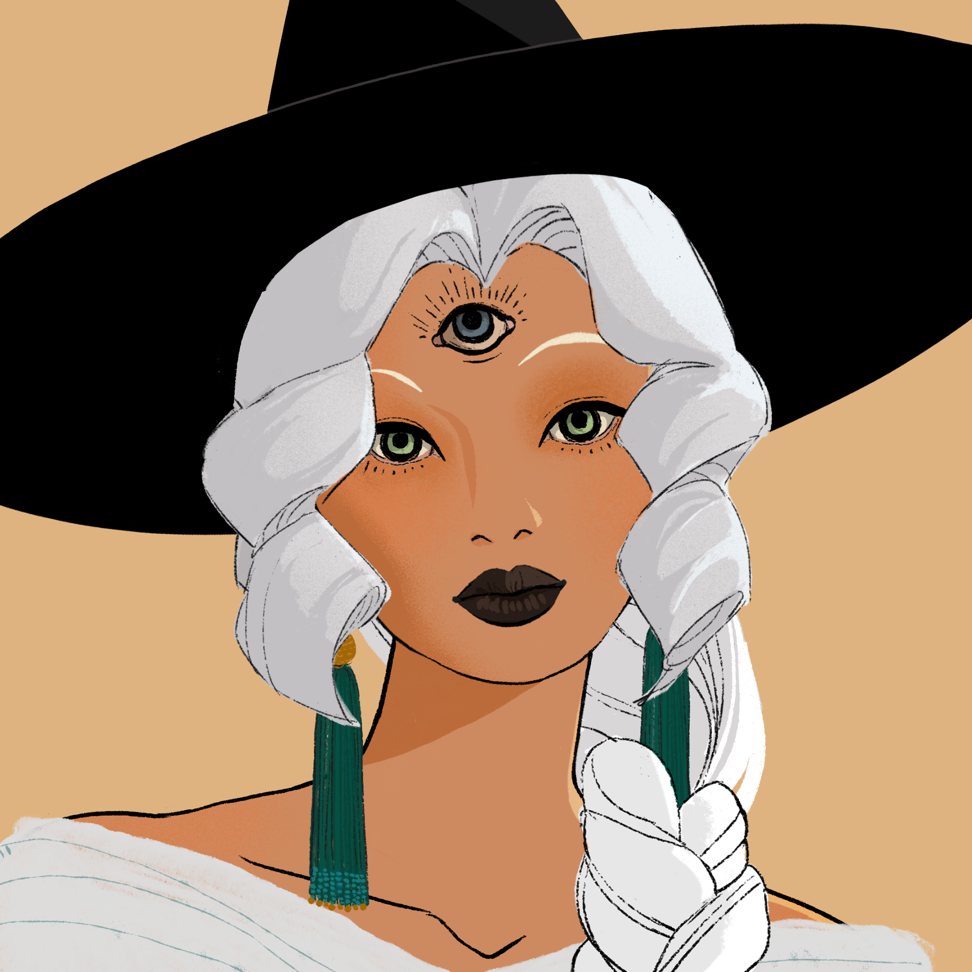 a portrait of Chrysalis, the briny lagoon