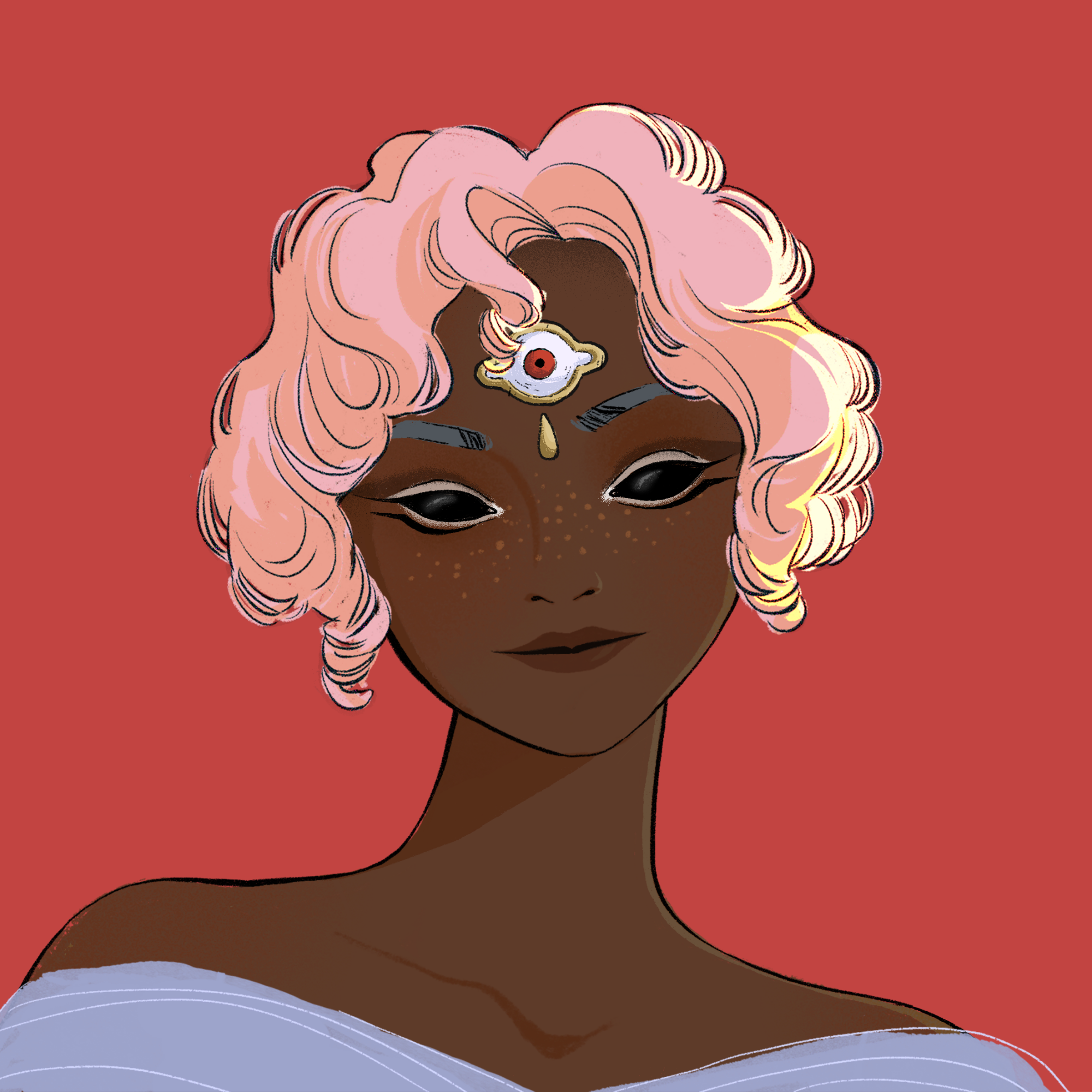 a portrait of Blackcurrant, the sweet candle