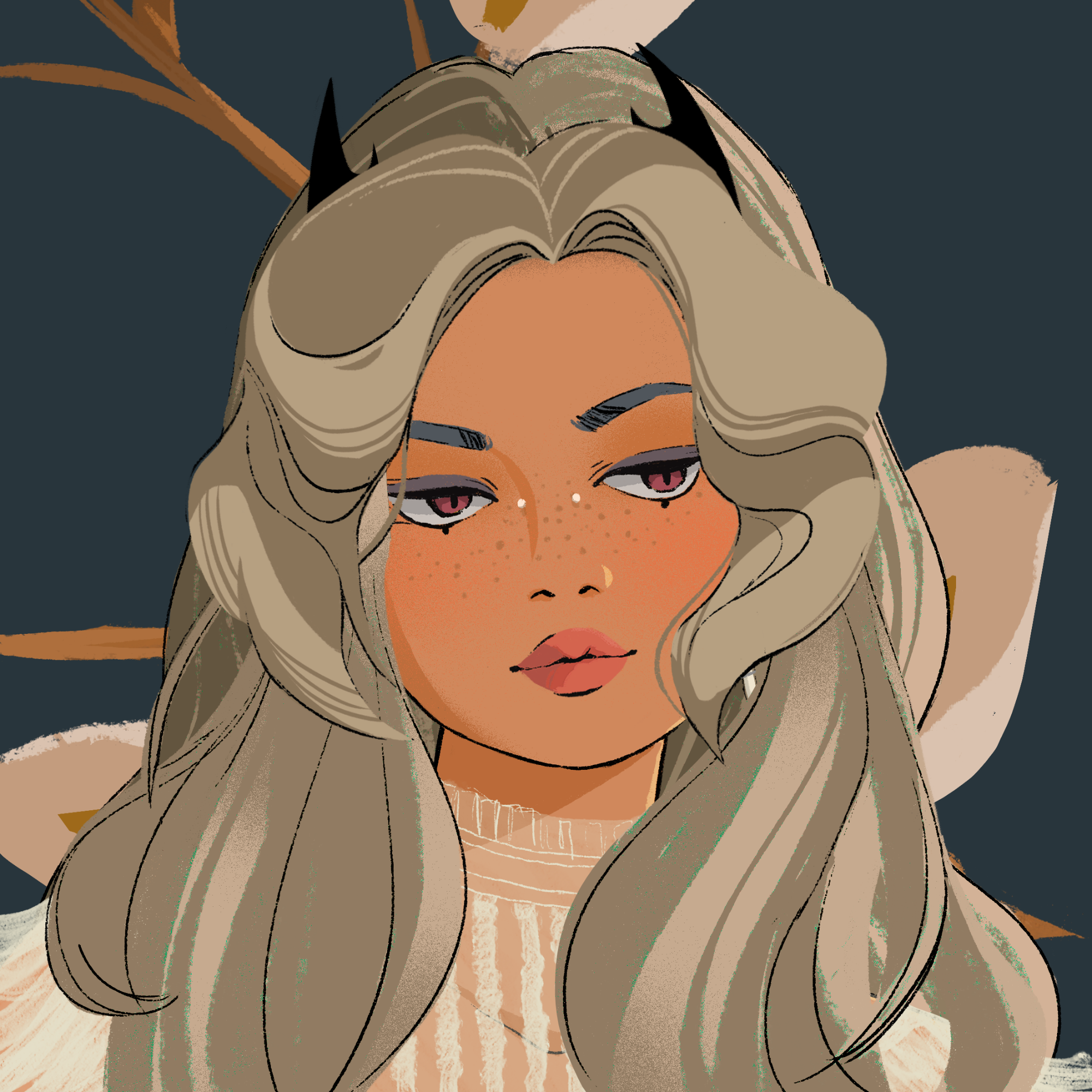a portrait of Birch, the phosphorescent seance