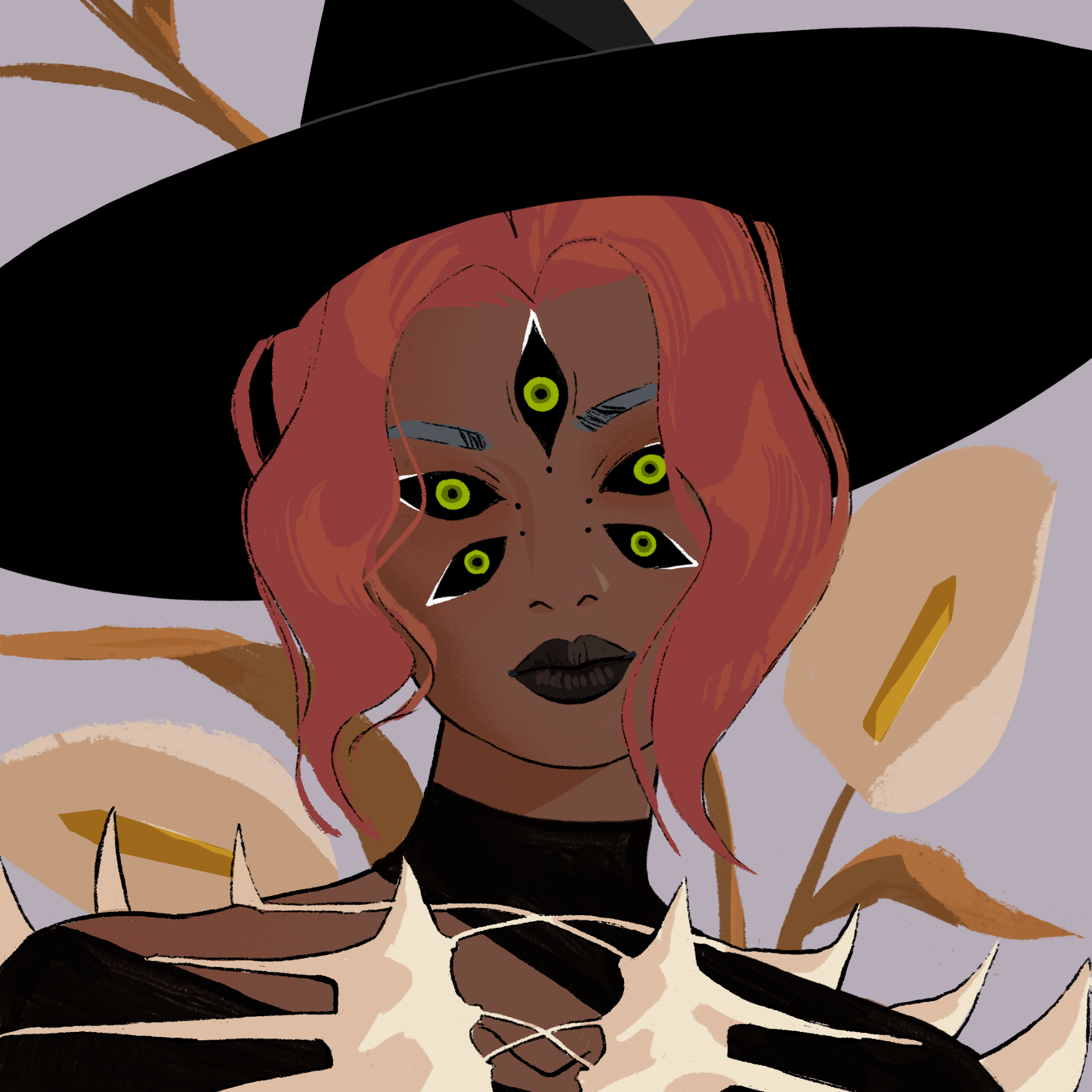 a portrait of Mageik of the asylum