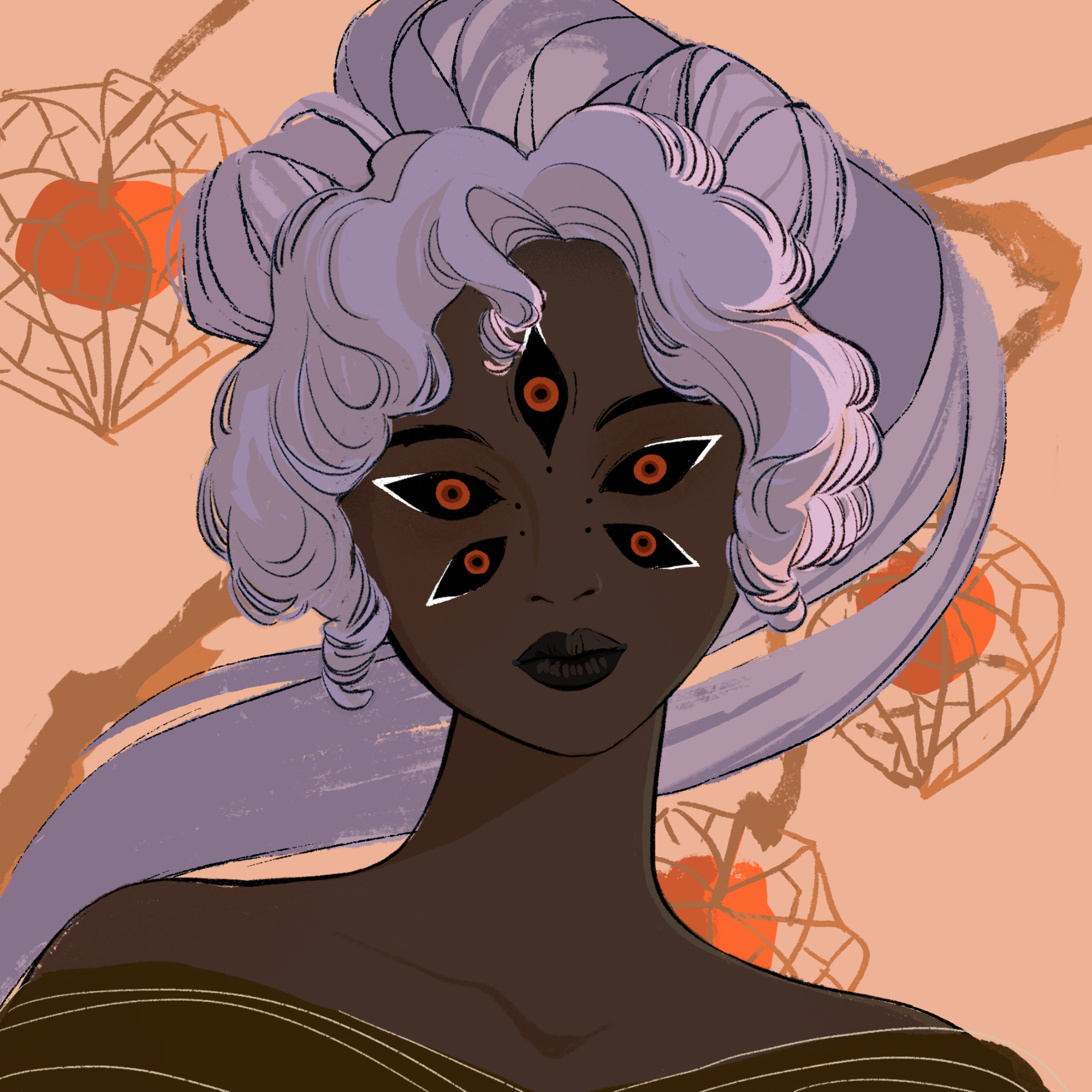 a portrait of Gaua of the woods
