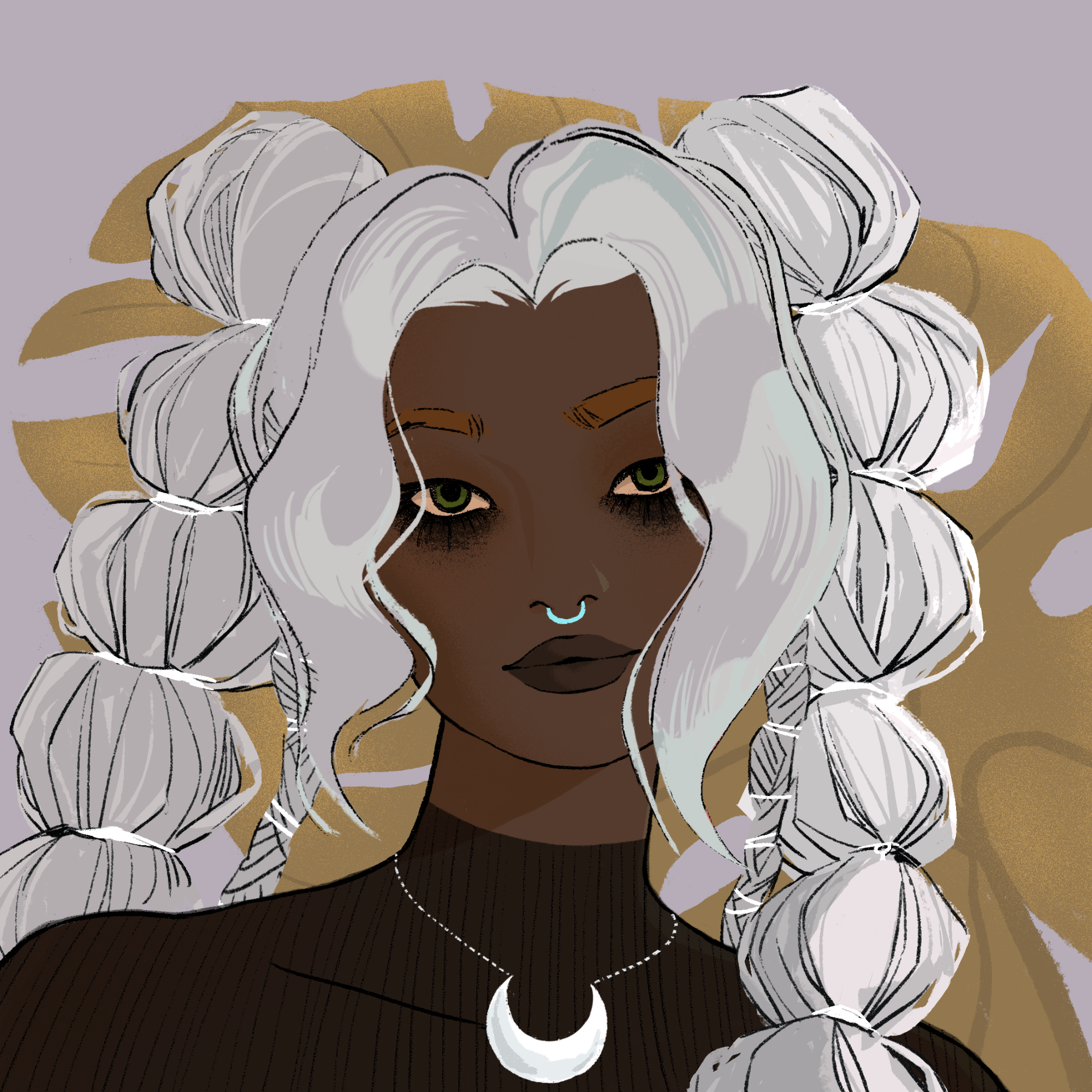 a portrait of Meldola, the unceassing knife