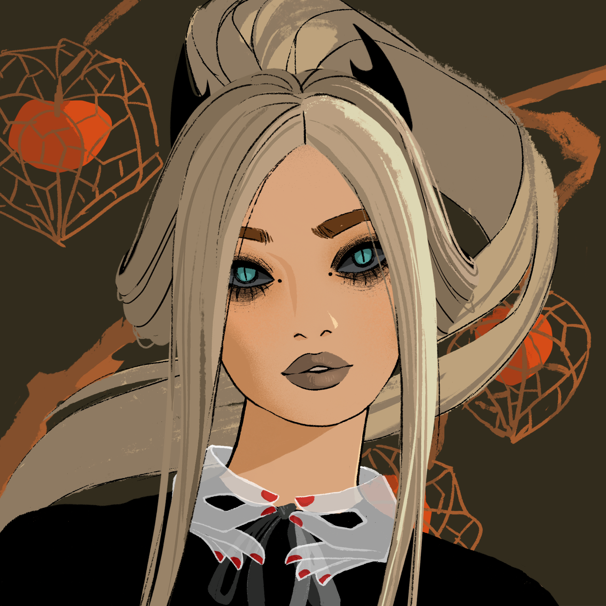 a portrait of Tiama, the muted soul