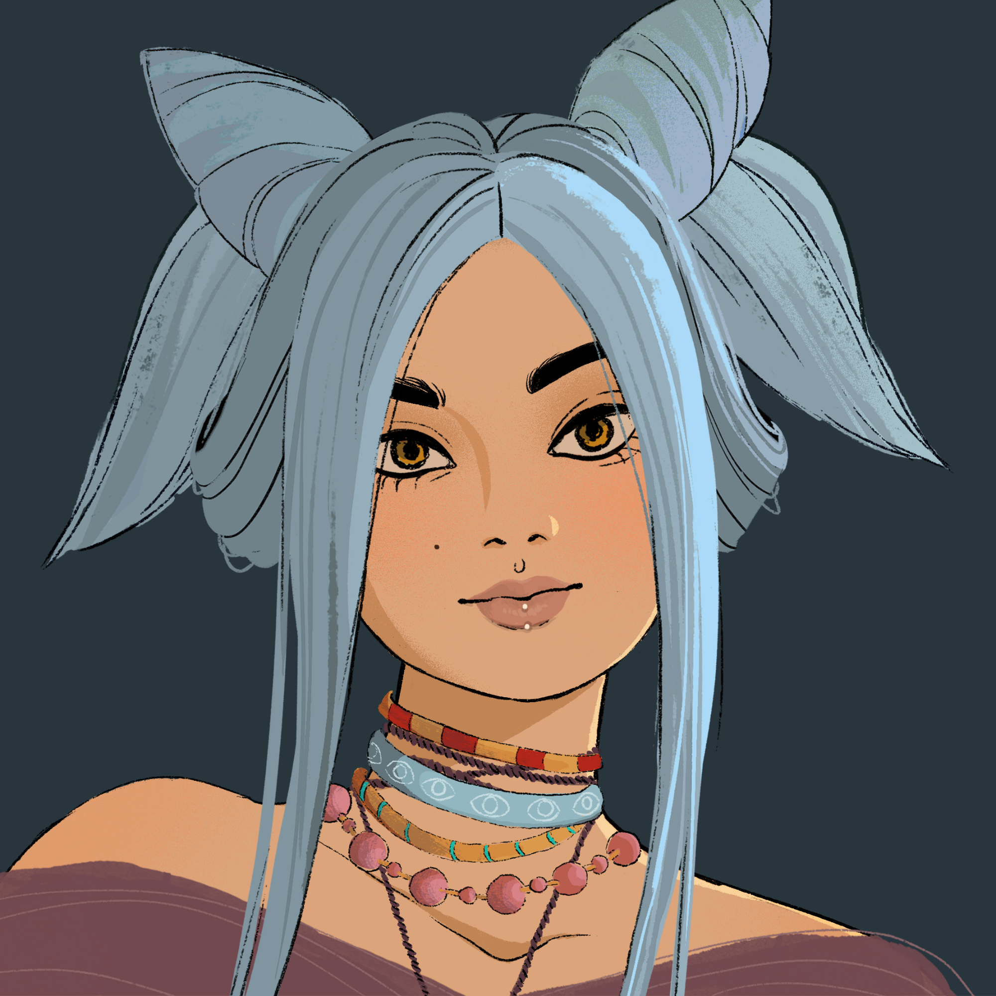 a portrait of Sugar-apple the gentle