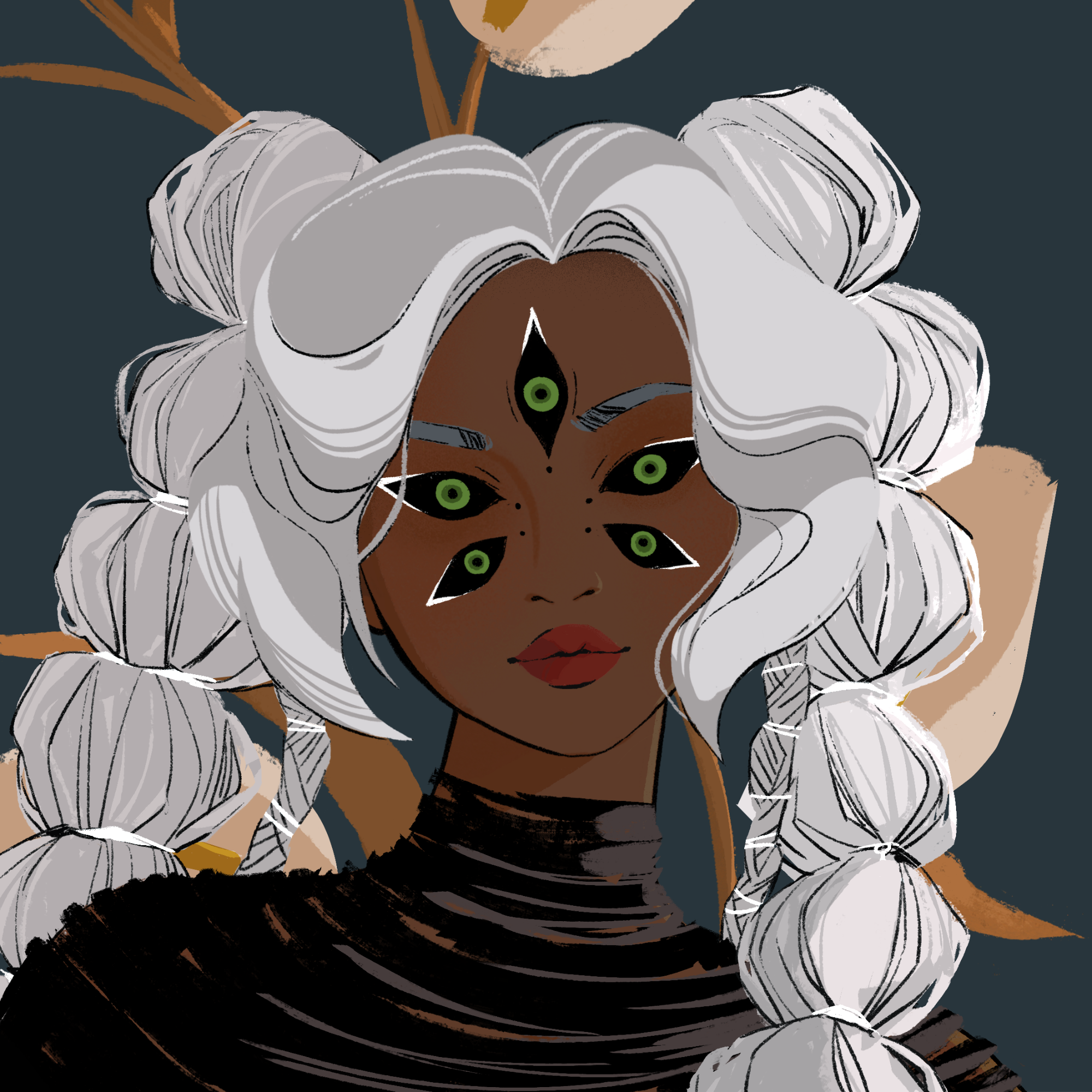 a portrait of Fogo the wrathful