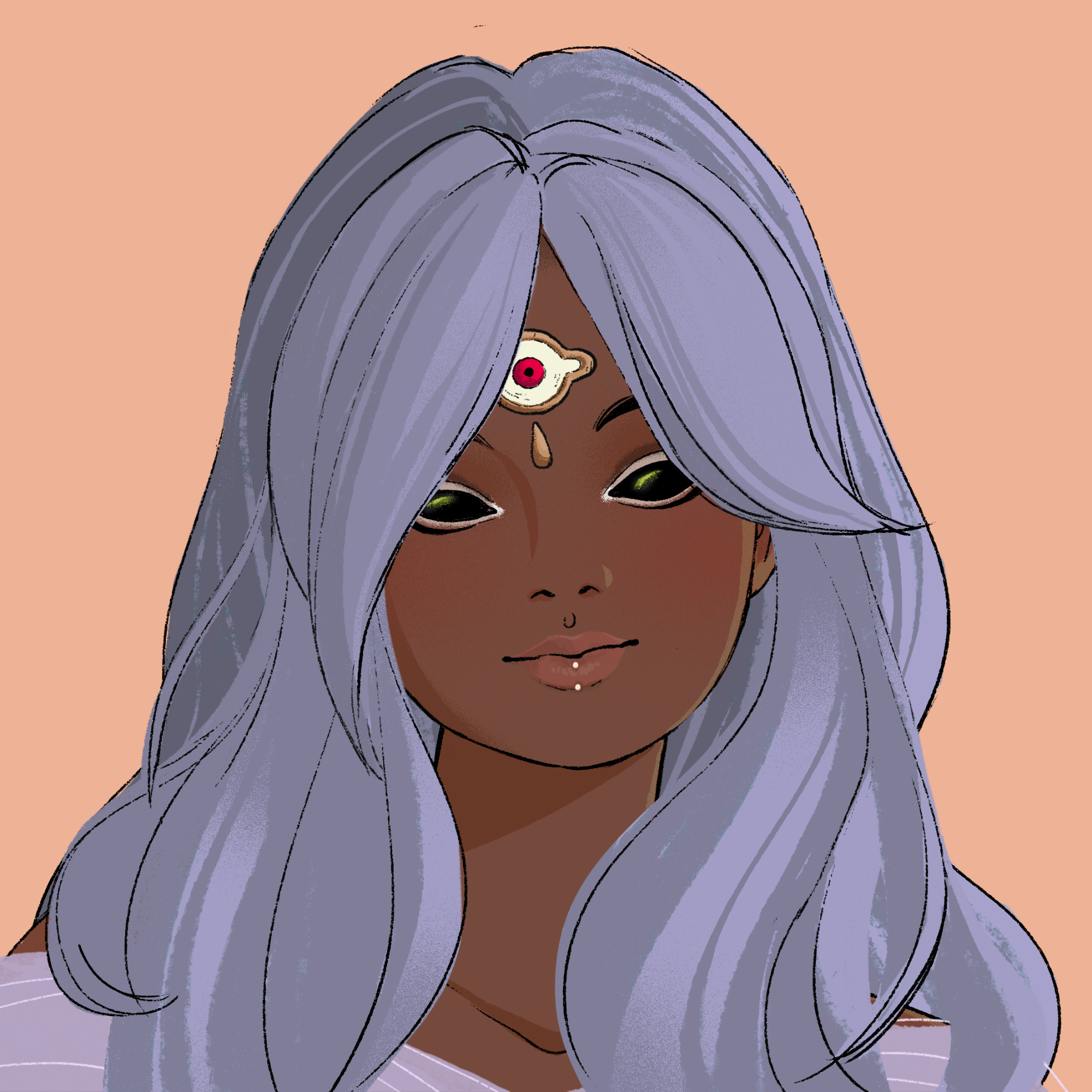 a portrait of Hyacinth the pale