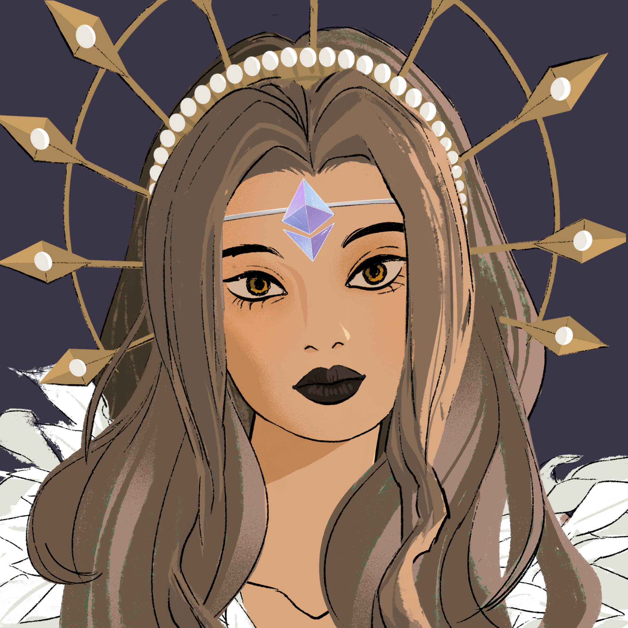 a portrait of Magnolia the suggestive