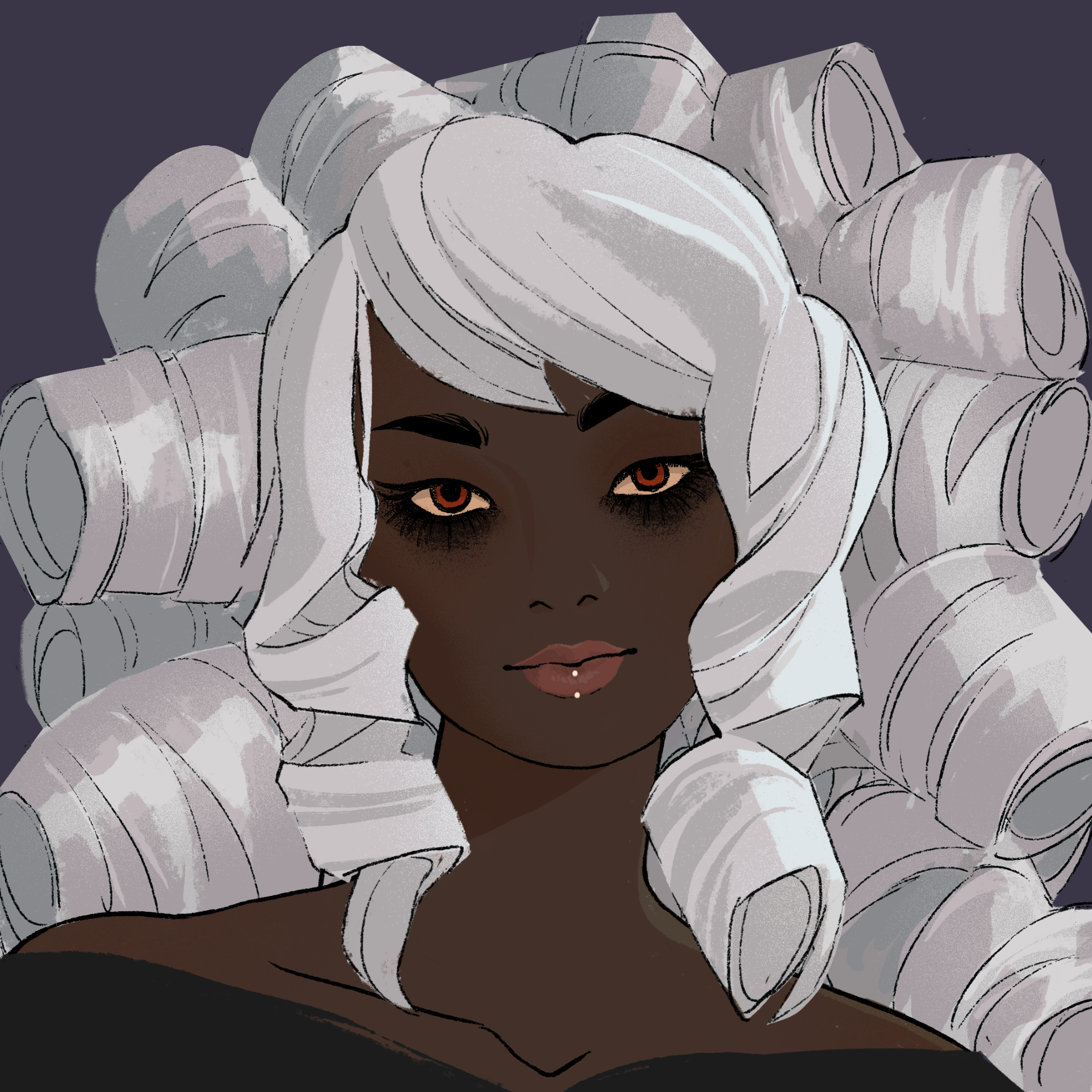 a portrait of Lyra, the tactical triangle