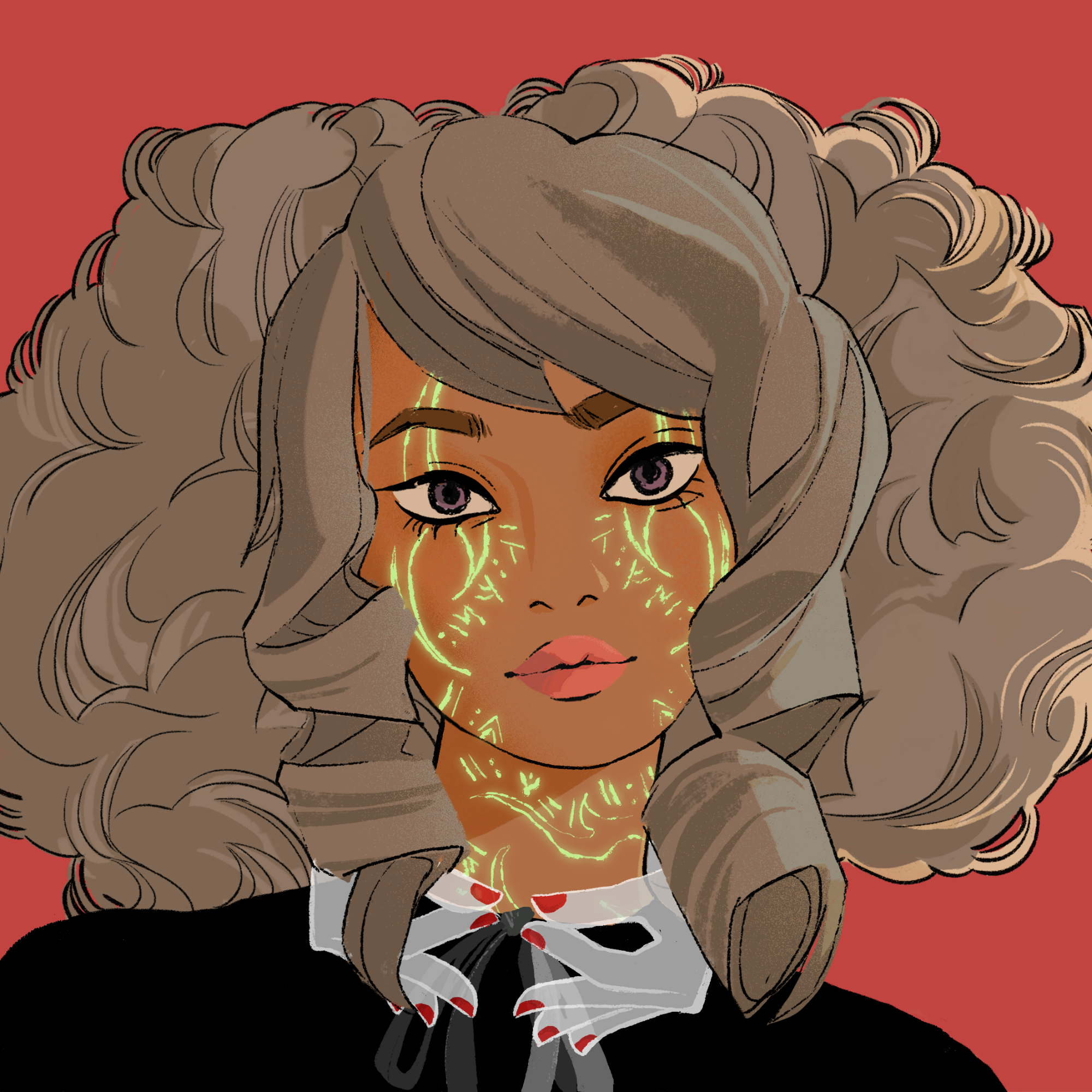 a portrait of Spica, the sharp process