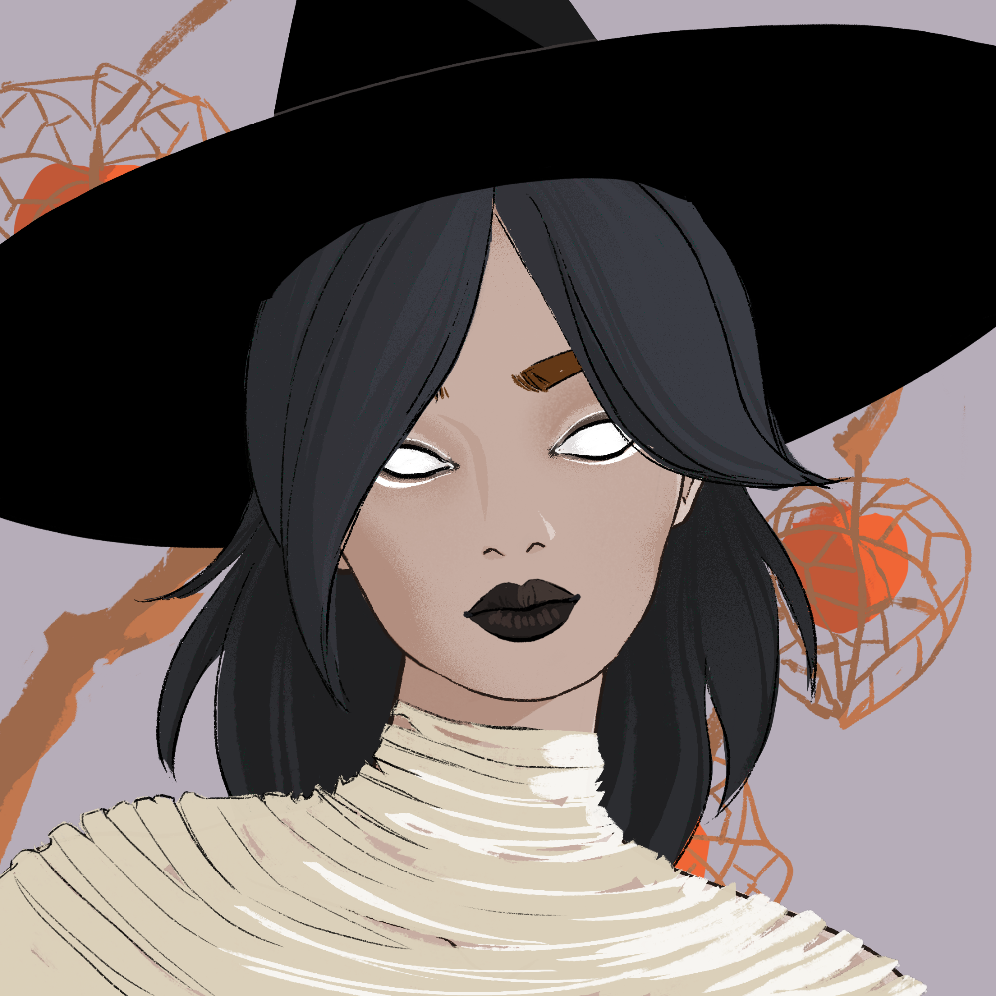 a portrait of Rhubarb, the lithe dream