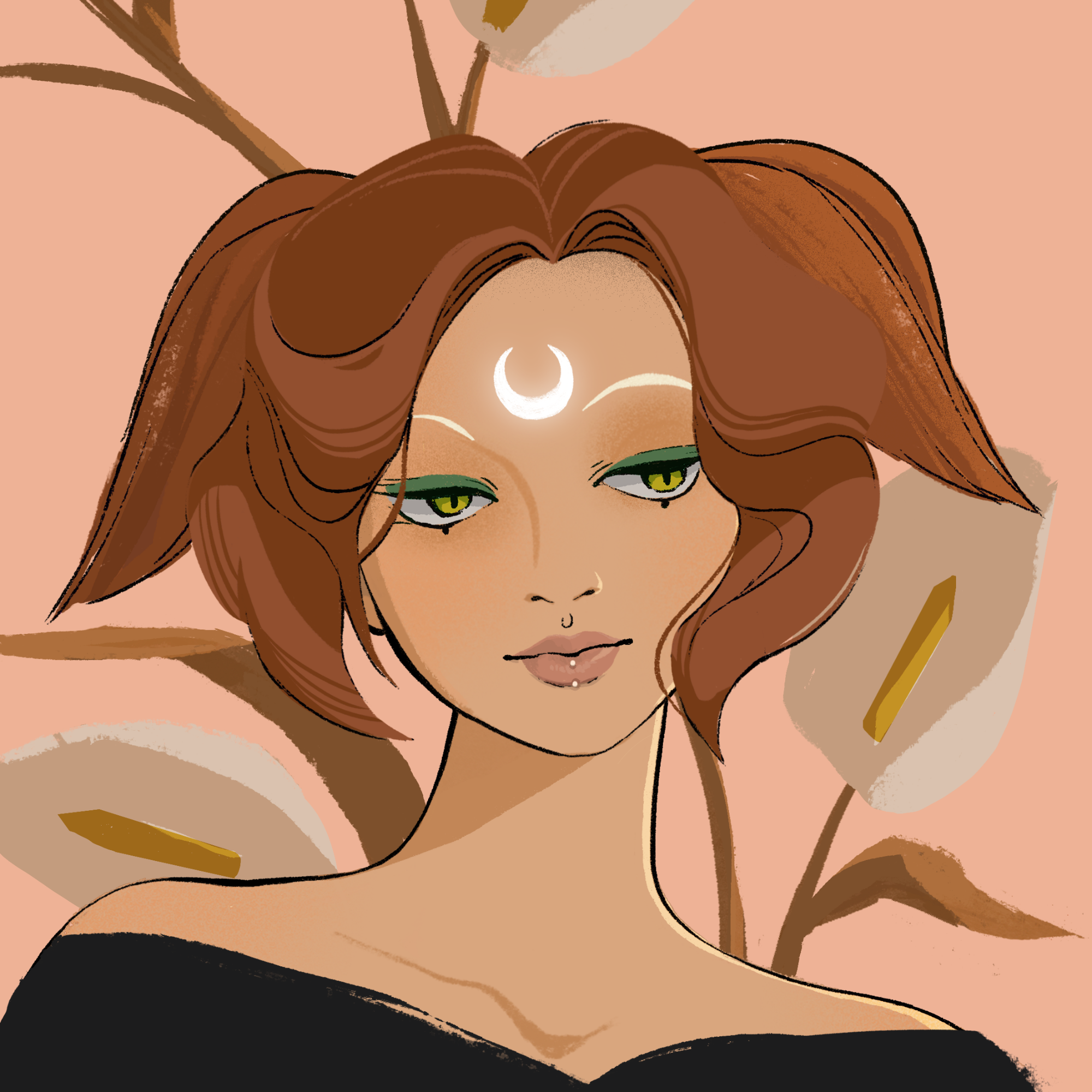 a portrait of Yarrow of the wilds