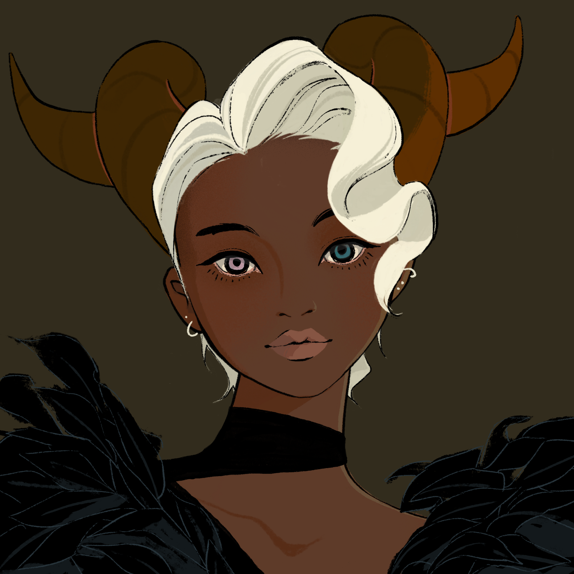 a portrait of Balau the stoic