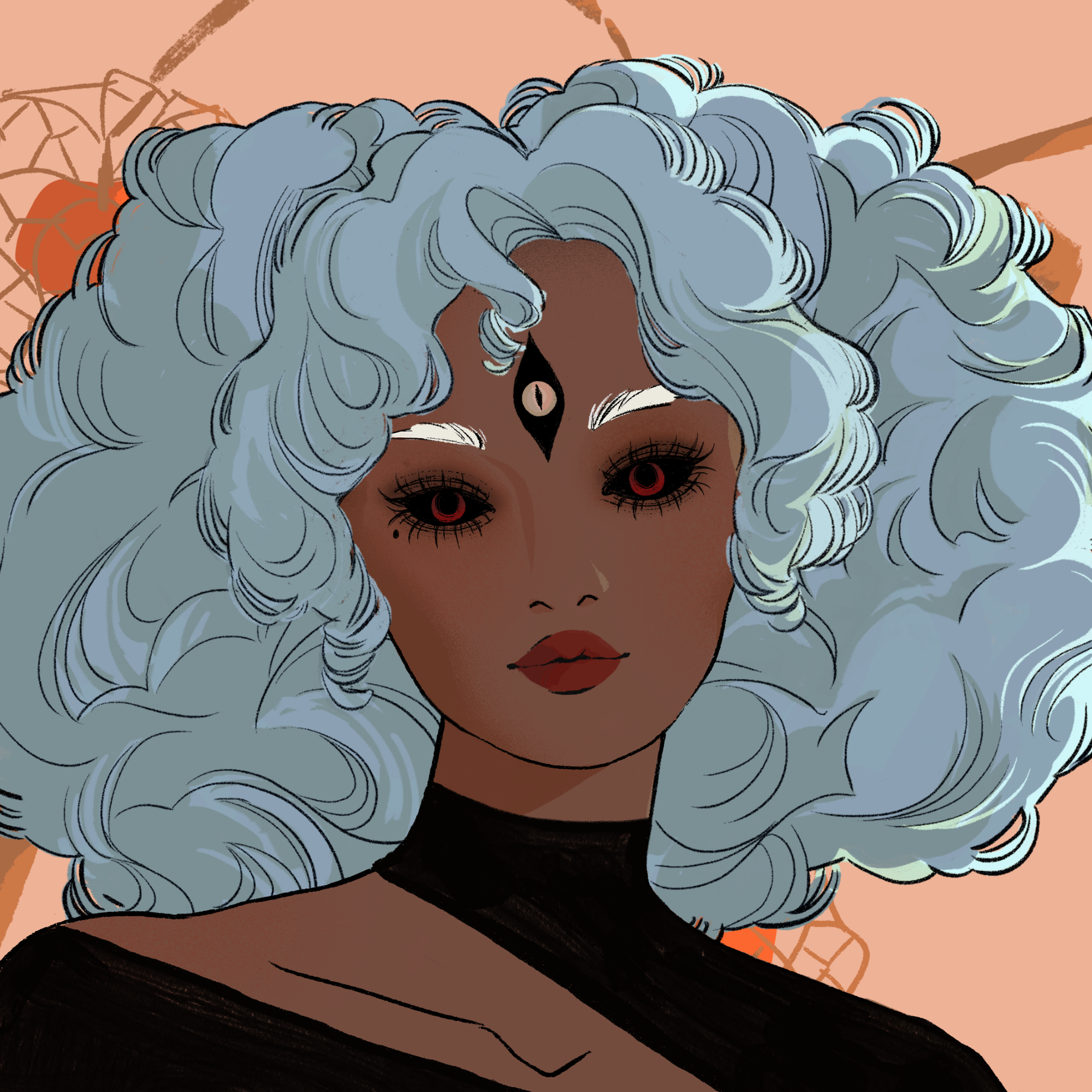 a portrait of Akagi, the veracious uproar