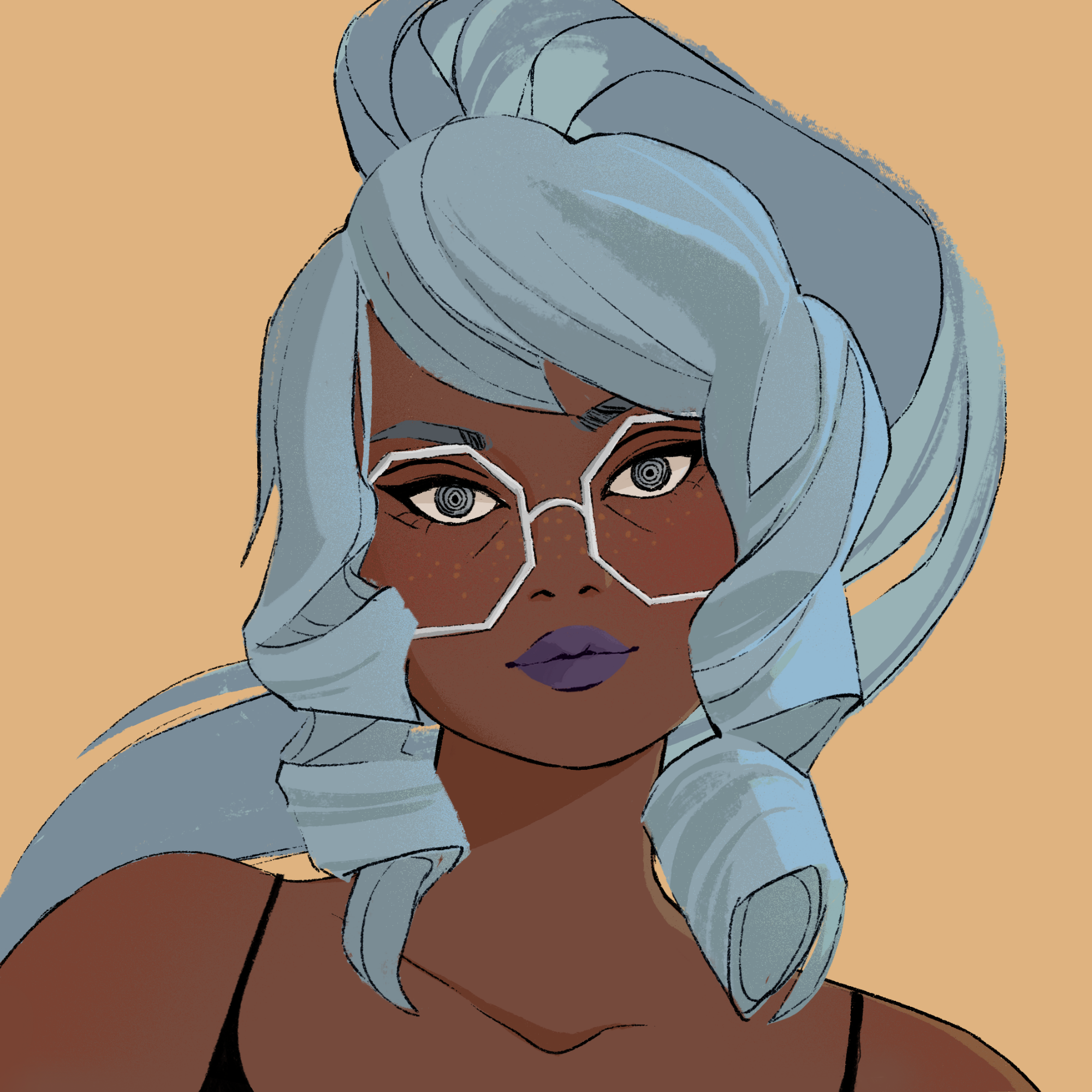 a portrait of Sesame the resonant