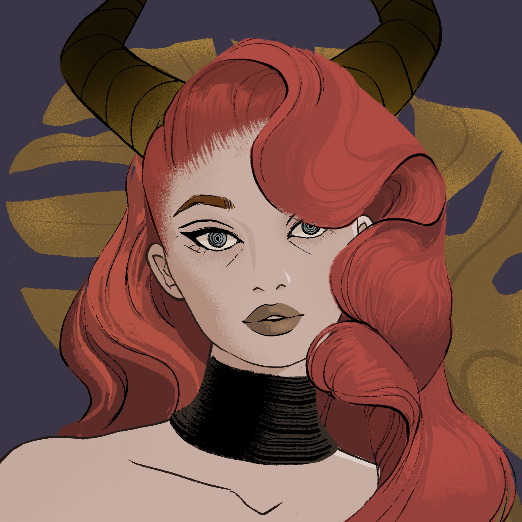 a portrait of Victoria, the unsightly spike