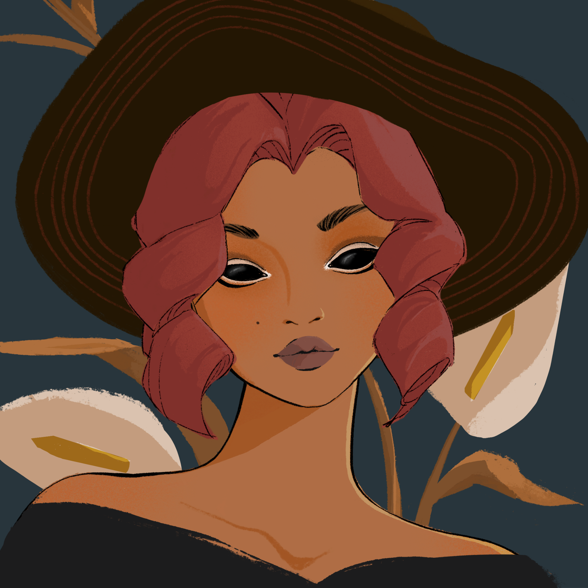 a portrait of Strawberry, the clement coast