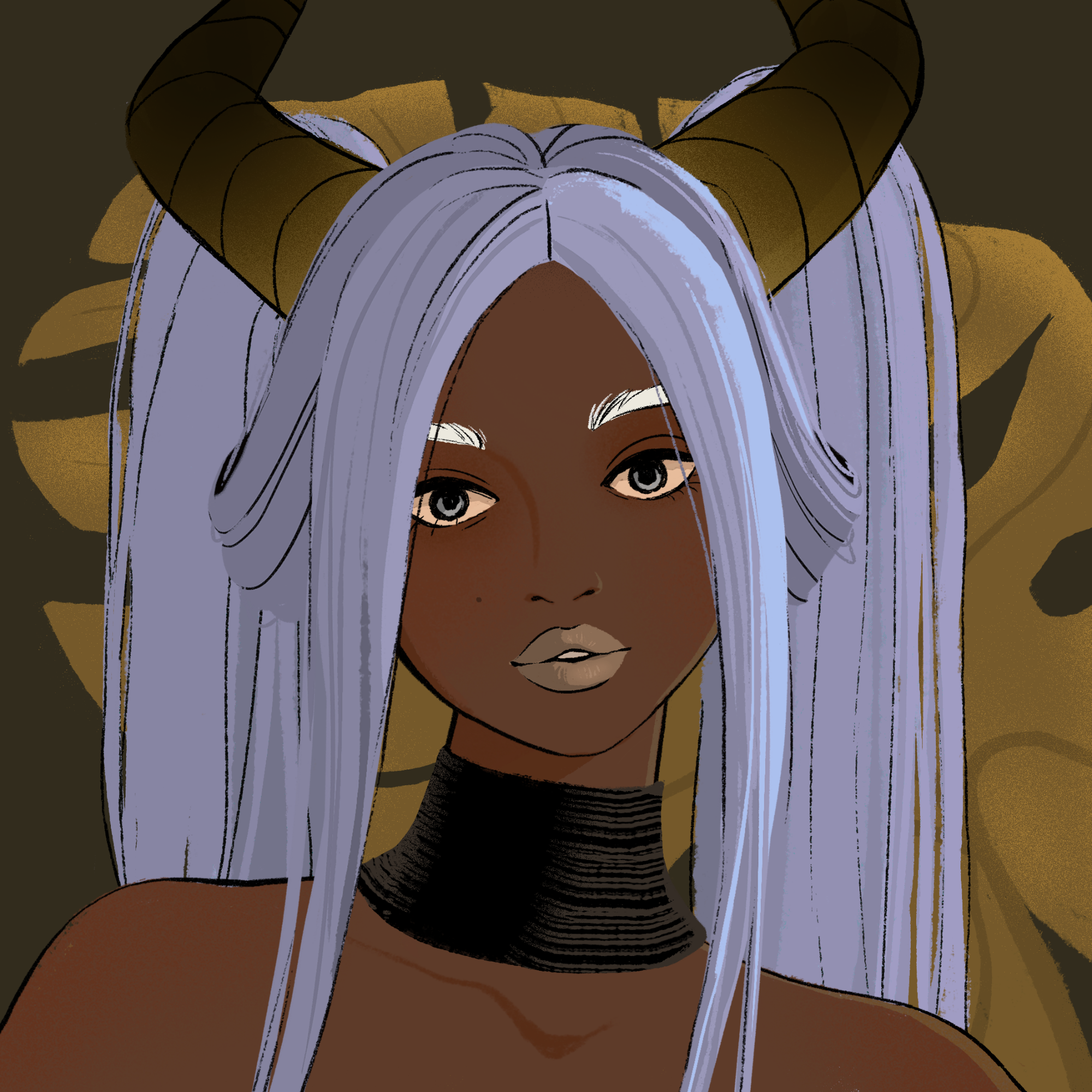 a portrait of Copper, the lithe poison