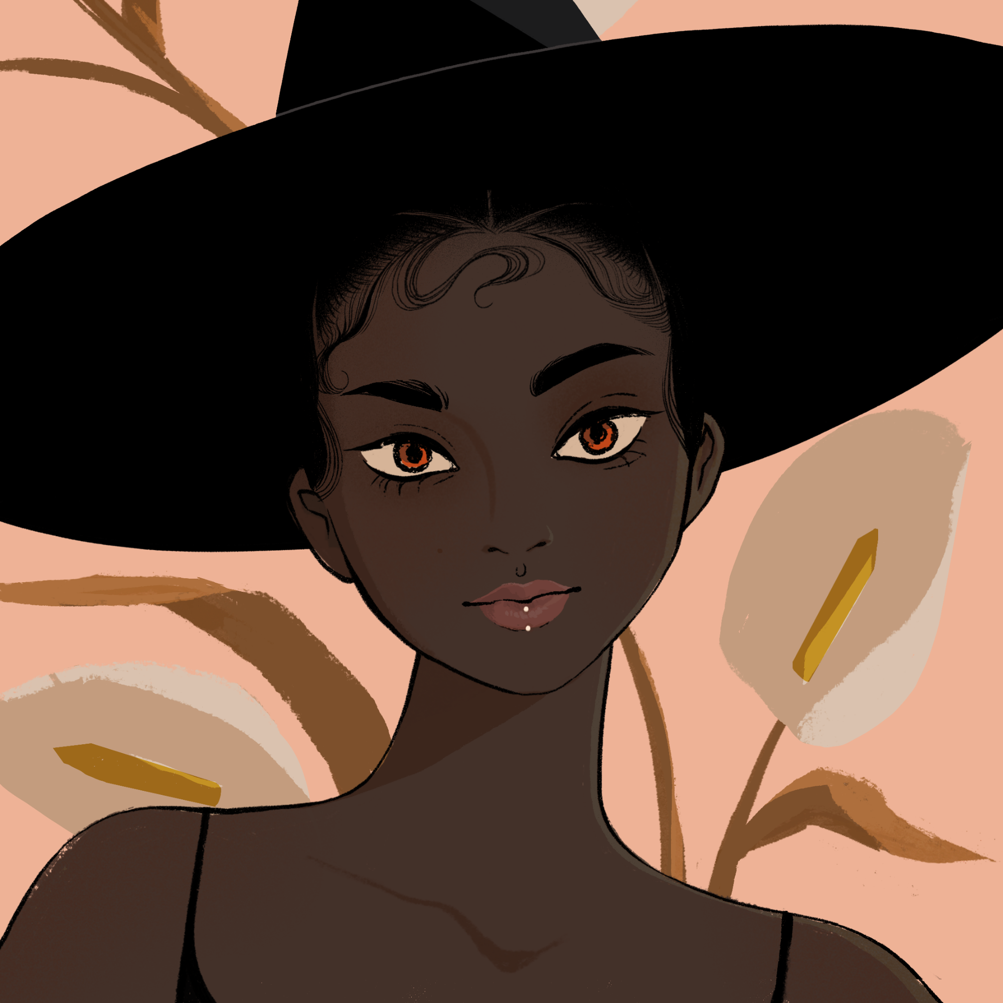 a portrait of Citrine the enchanting