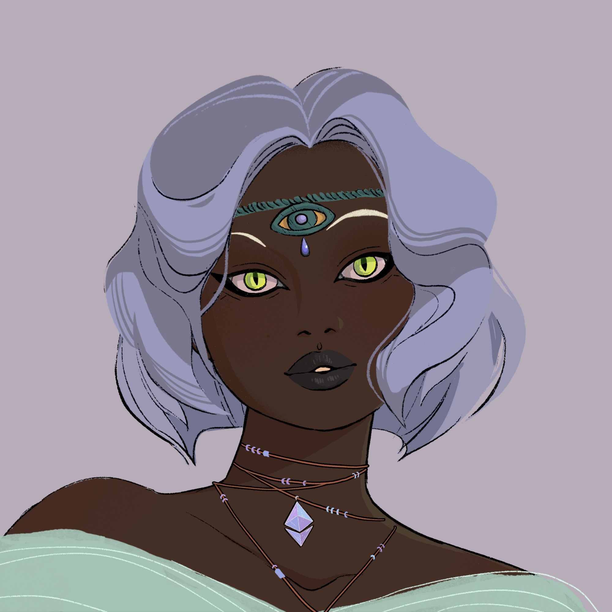 a portrait of Melon of the asylum