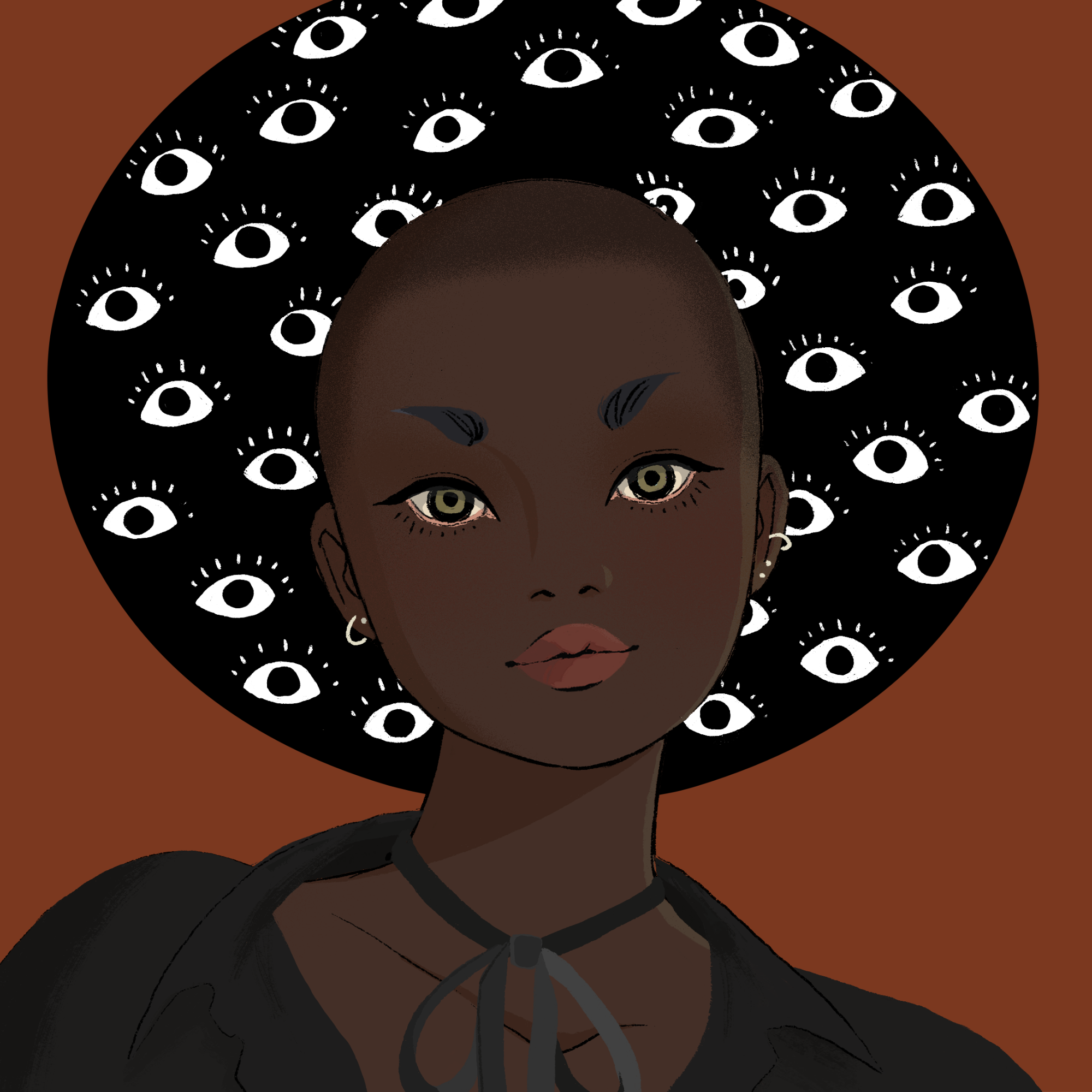 a portrait of Cayenne, the hazel marmalade