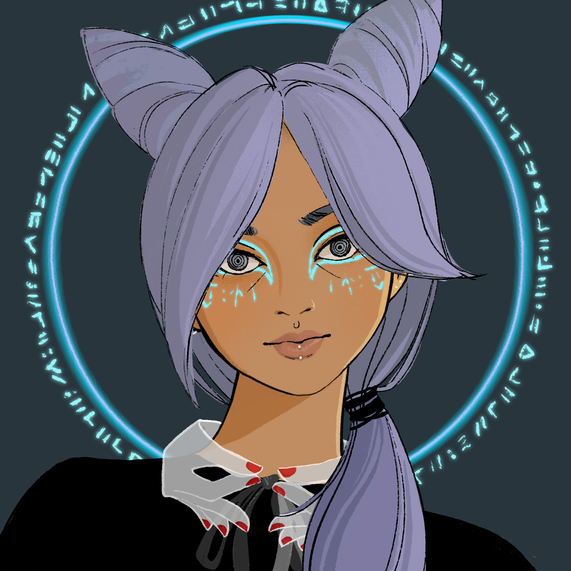 a portrait of Quark ritual