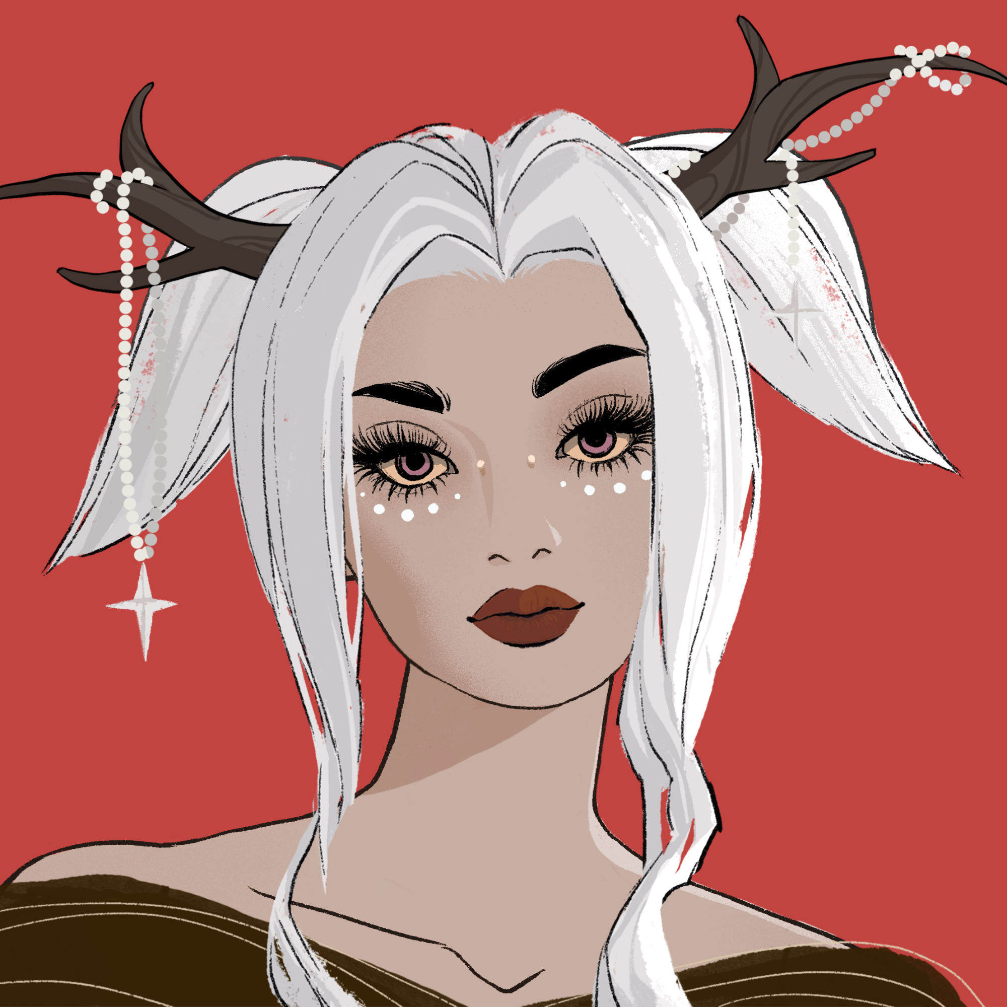 a portrait of Peppermint the spry