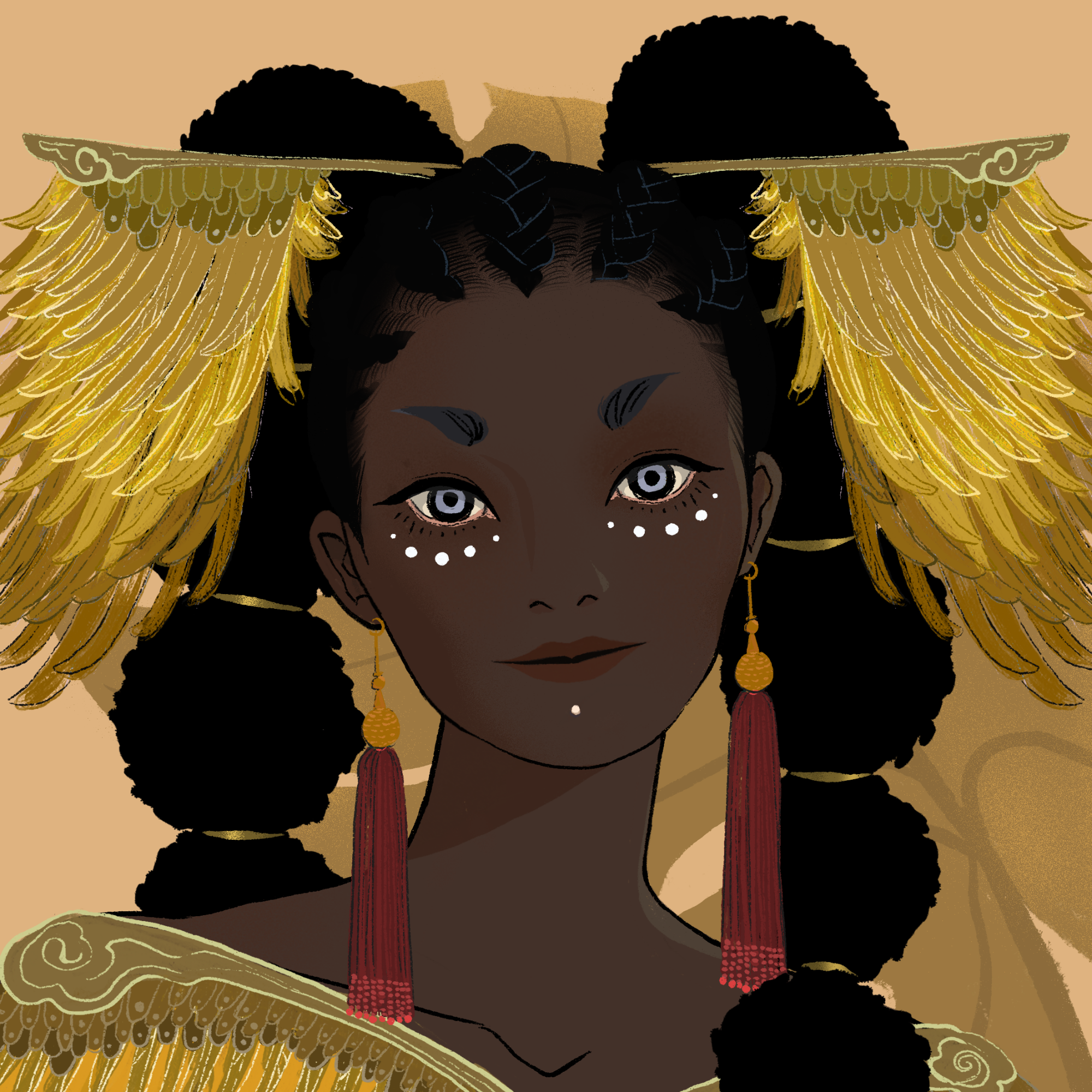 a portrait of Peridot corsage