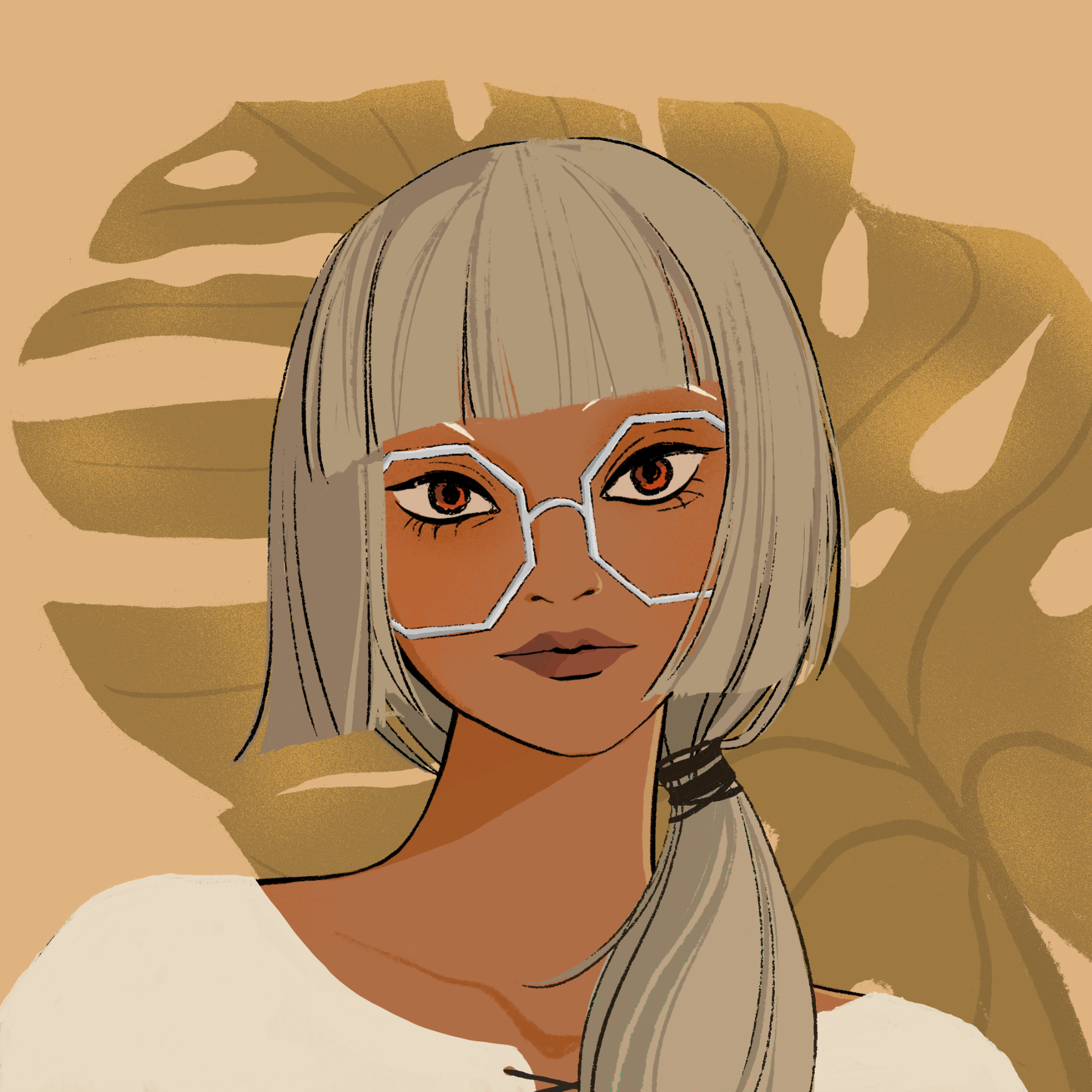 a portrait of Cashew of the wastes