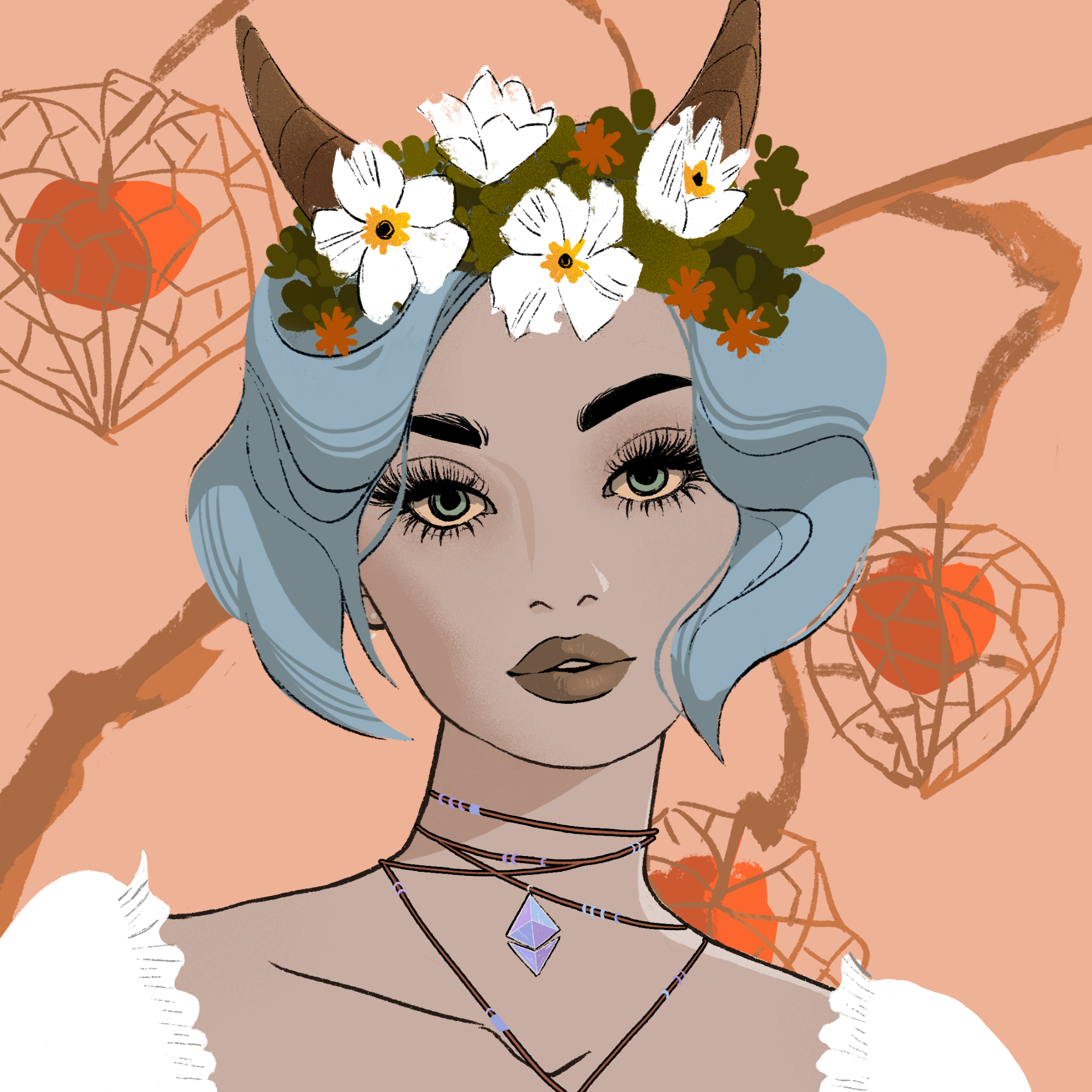 a portrait of Granny cauldron