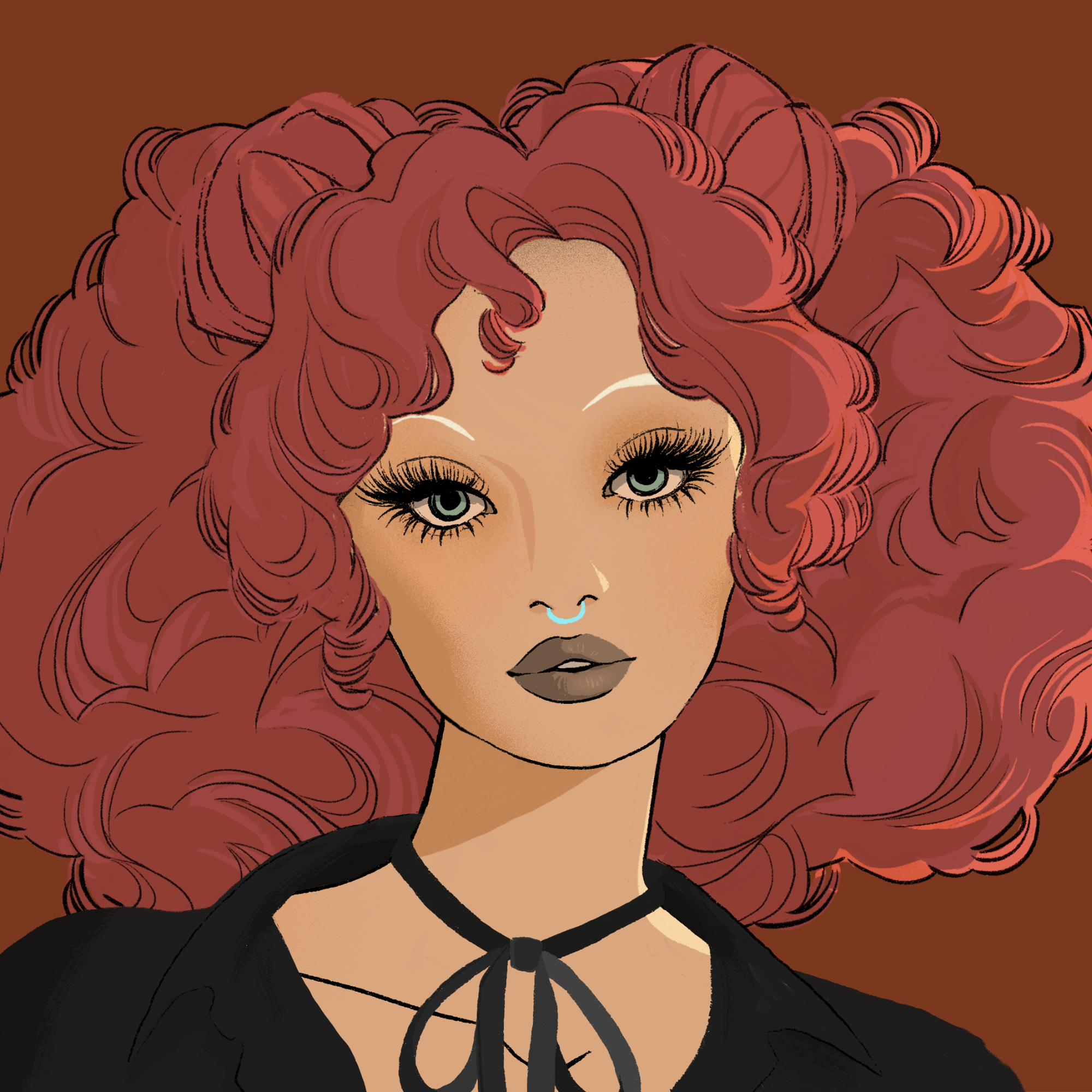 a portrait of Cashew of the woods