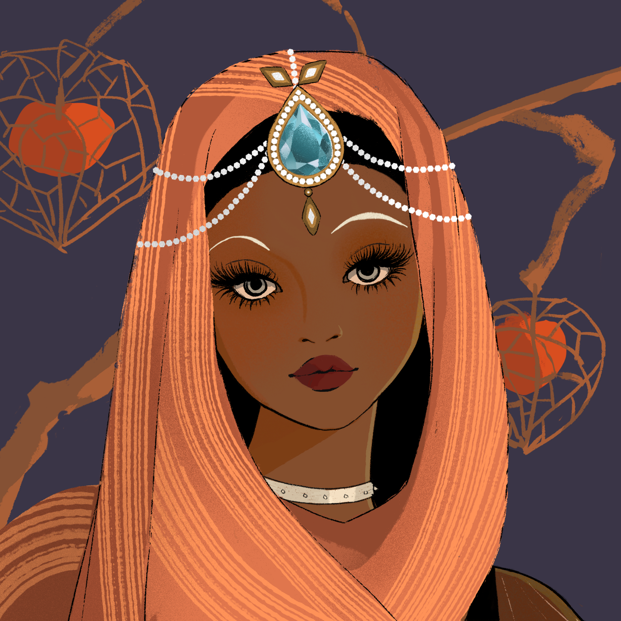 a portrait of Tanzanite, the high profile corsage