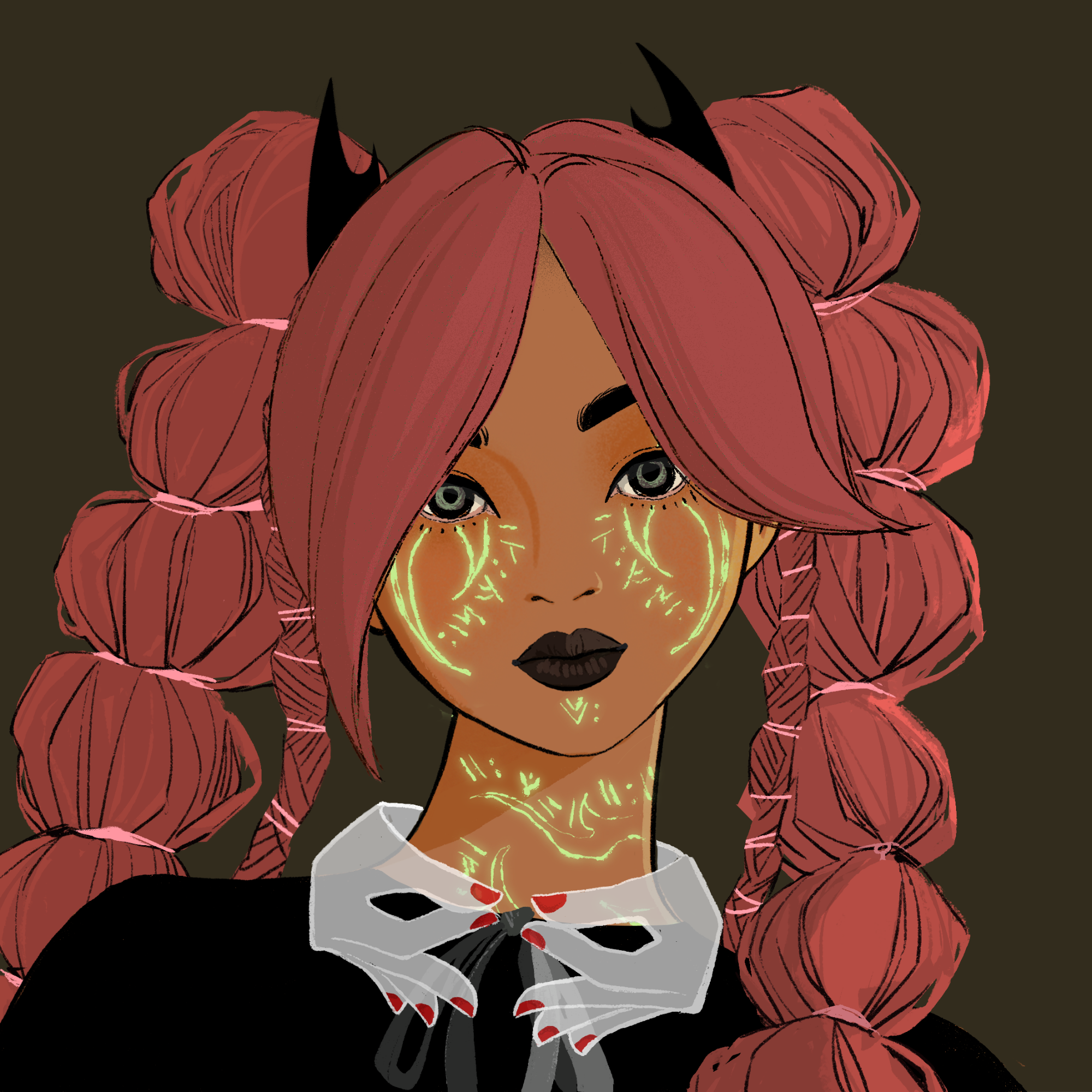 a portrait of Eridanus, the alert flask