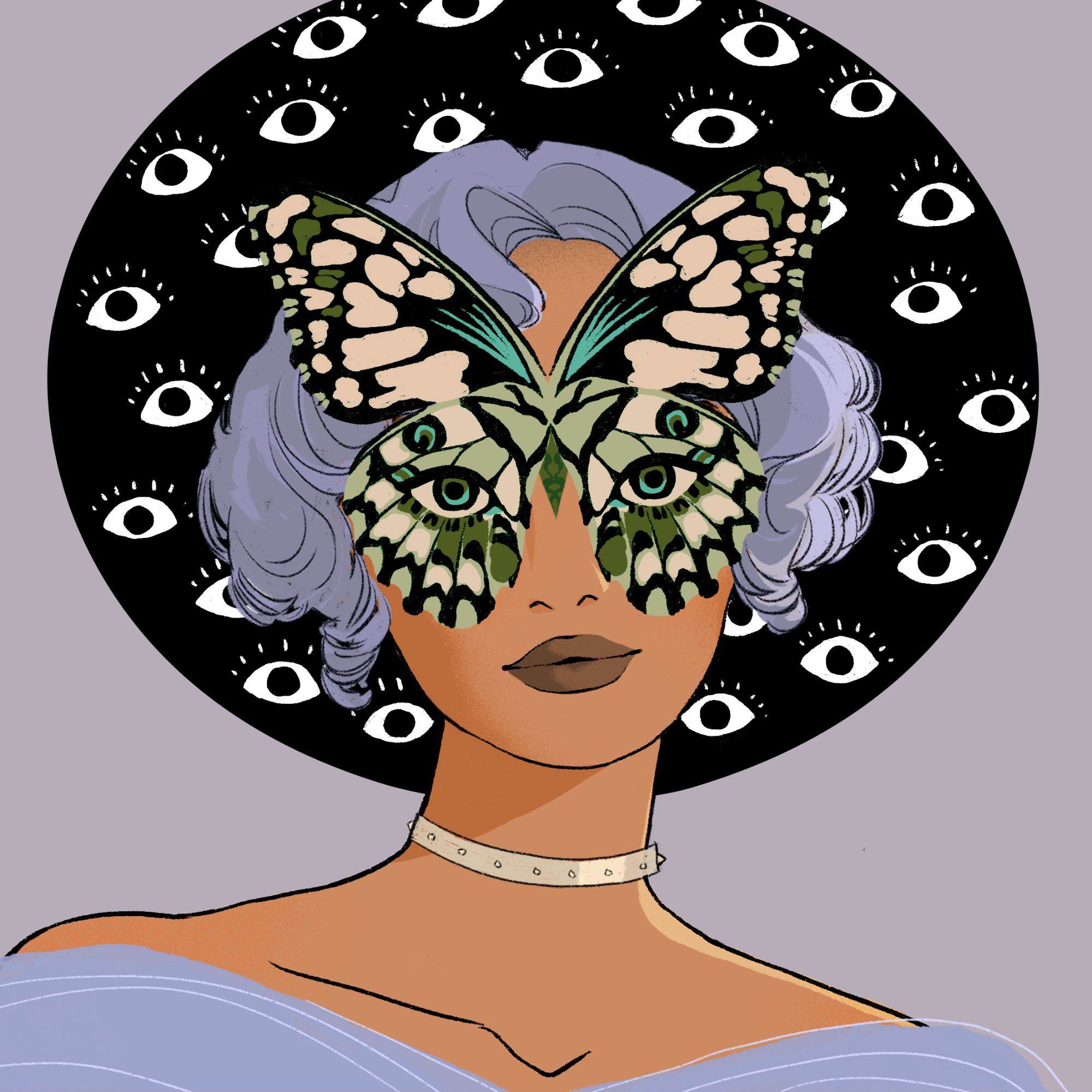 a portrait of Leather, the sandalled pasture