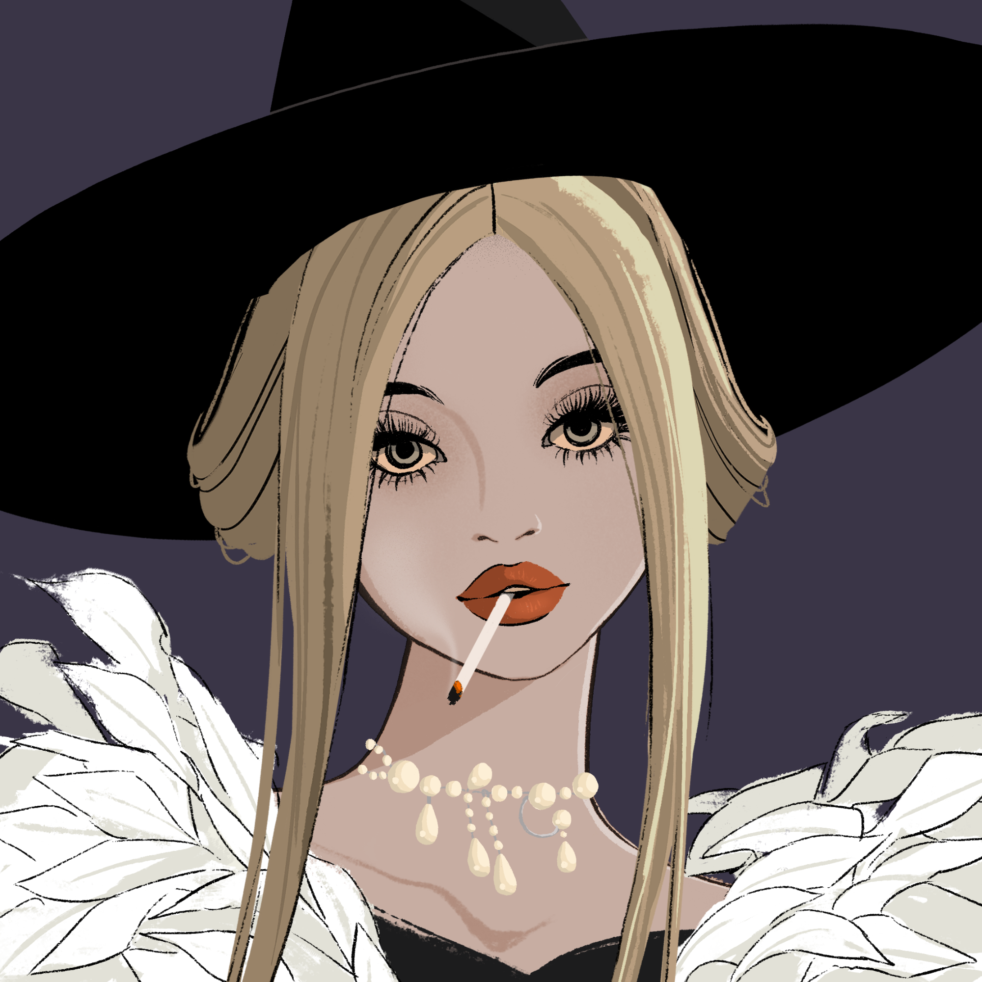 a portrait of Sapphire diadem