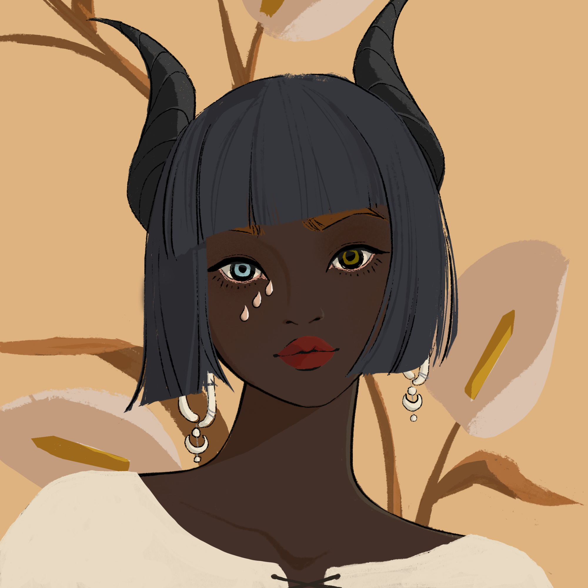 a portrait of Undara, the mad mayhem