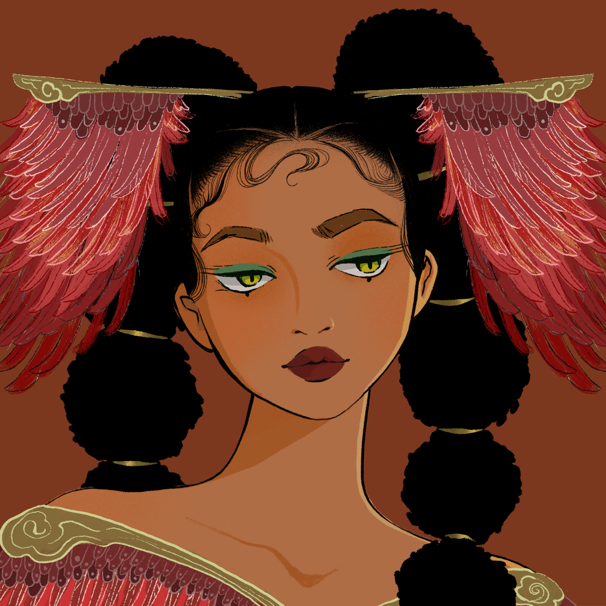 a portrait of Cantata, the enchanting porcelain