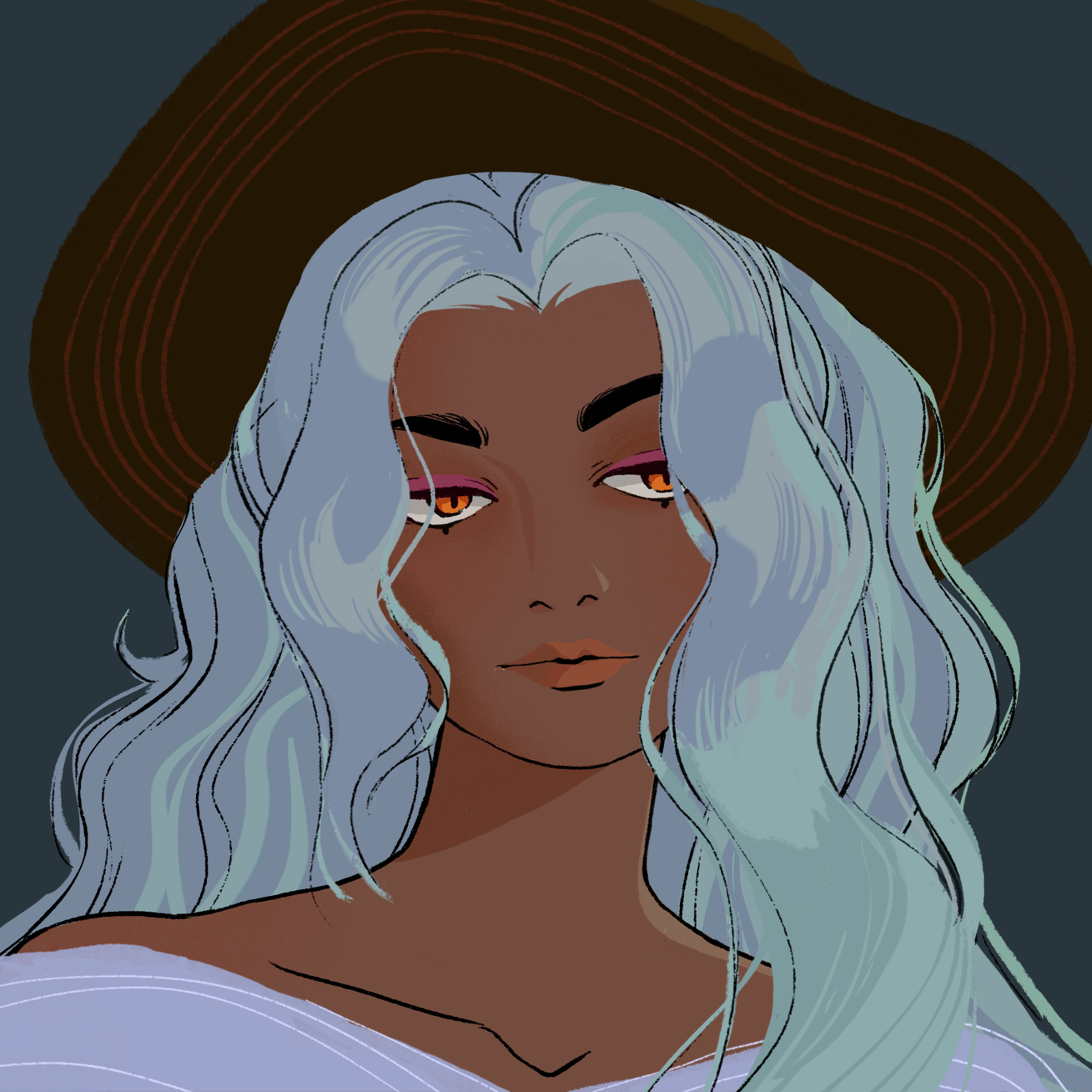 a portrait of Coconut, the sweet blossom