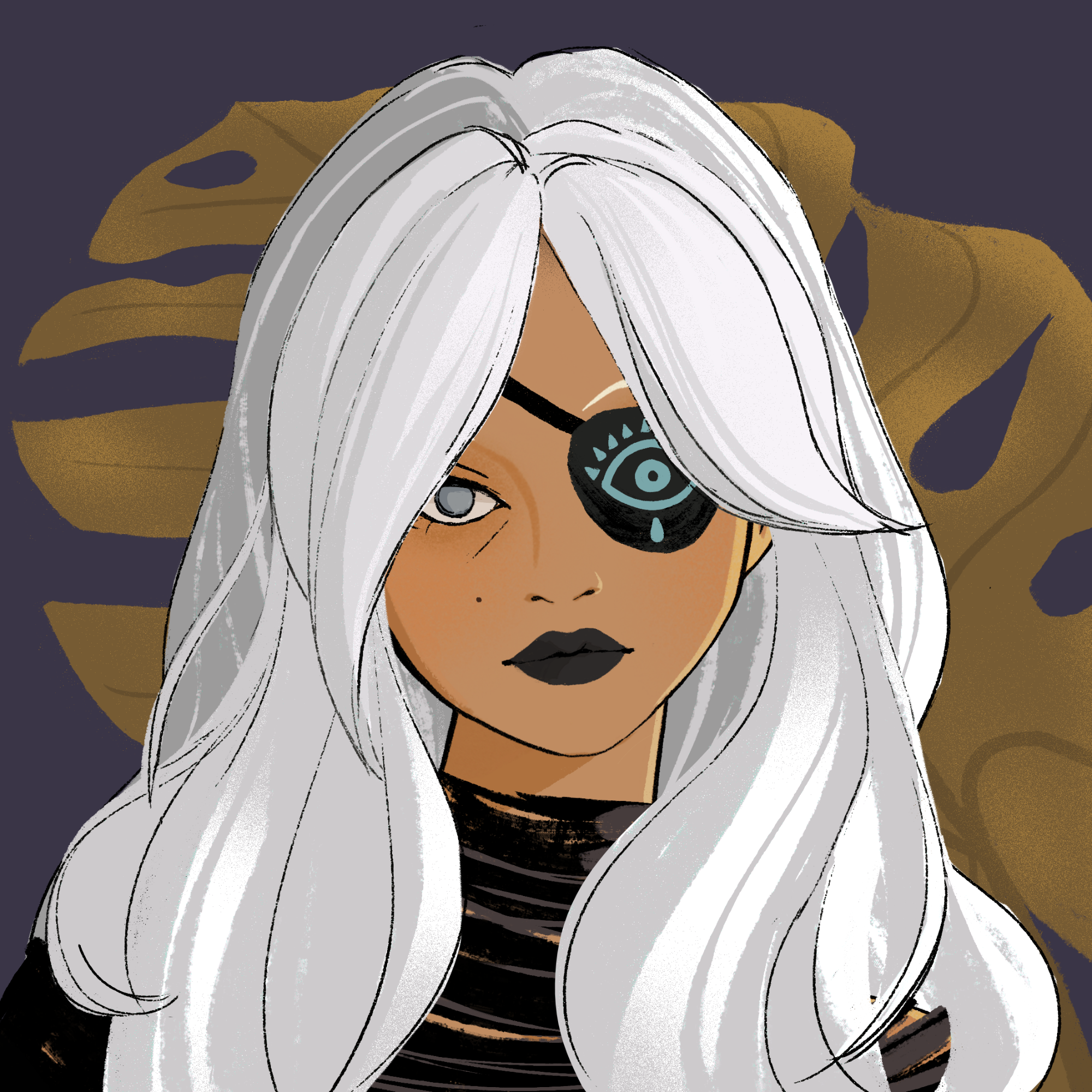 a portrait of Lavender, the brackish sponge