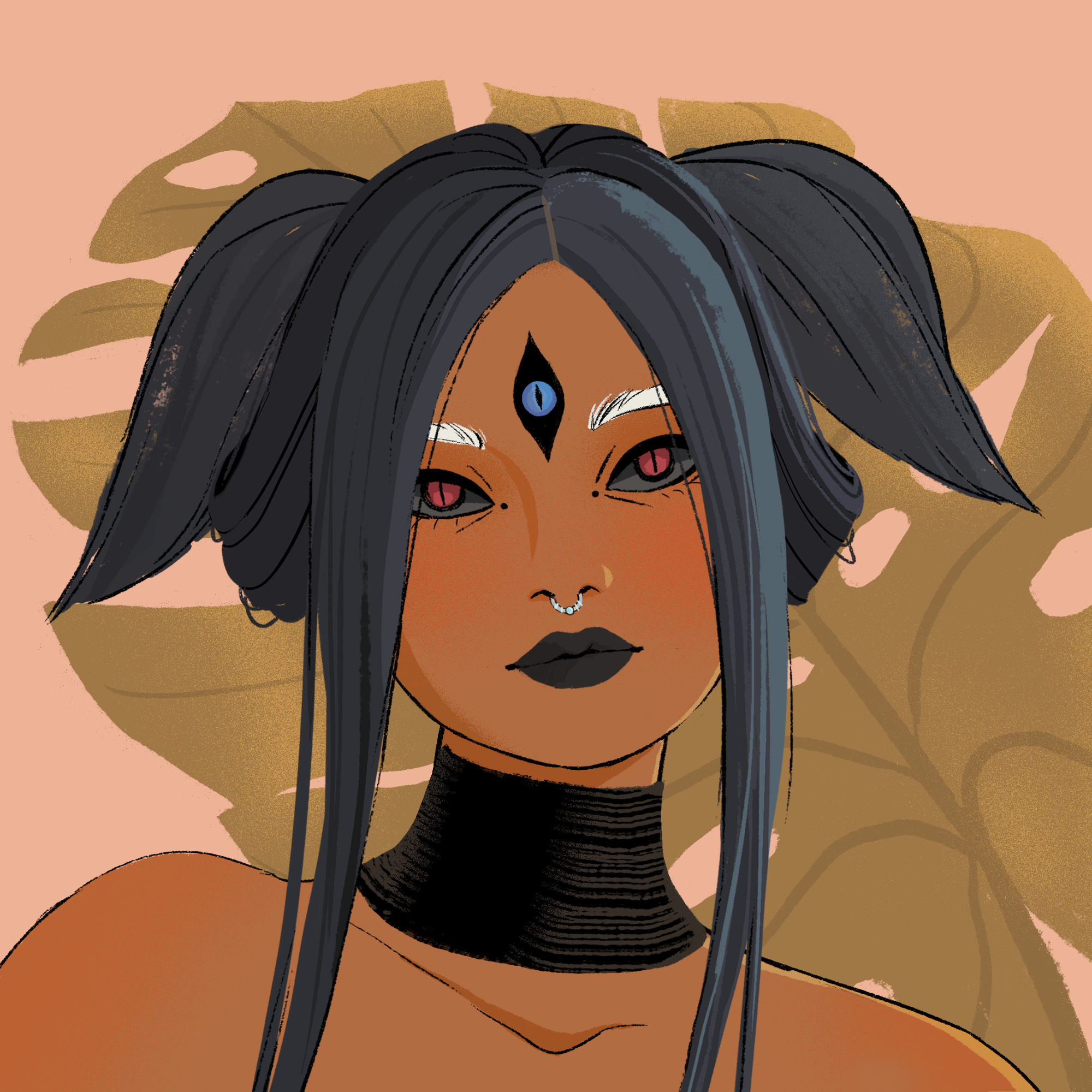 a portrait of Bandai the angry